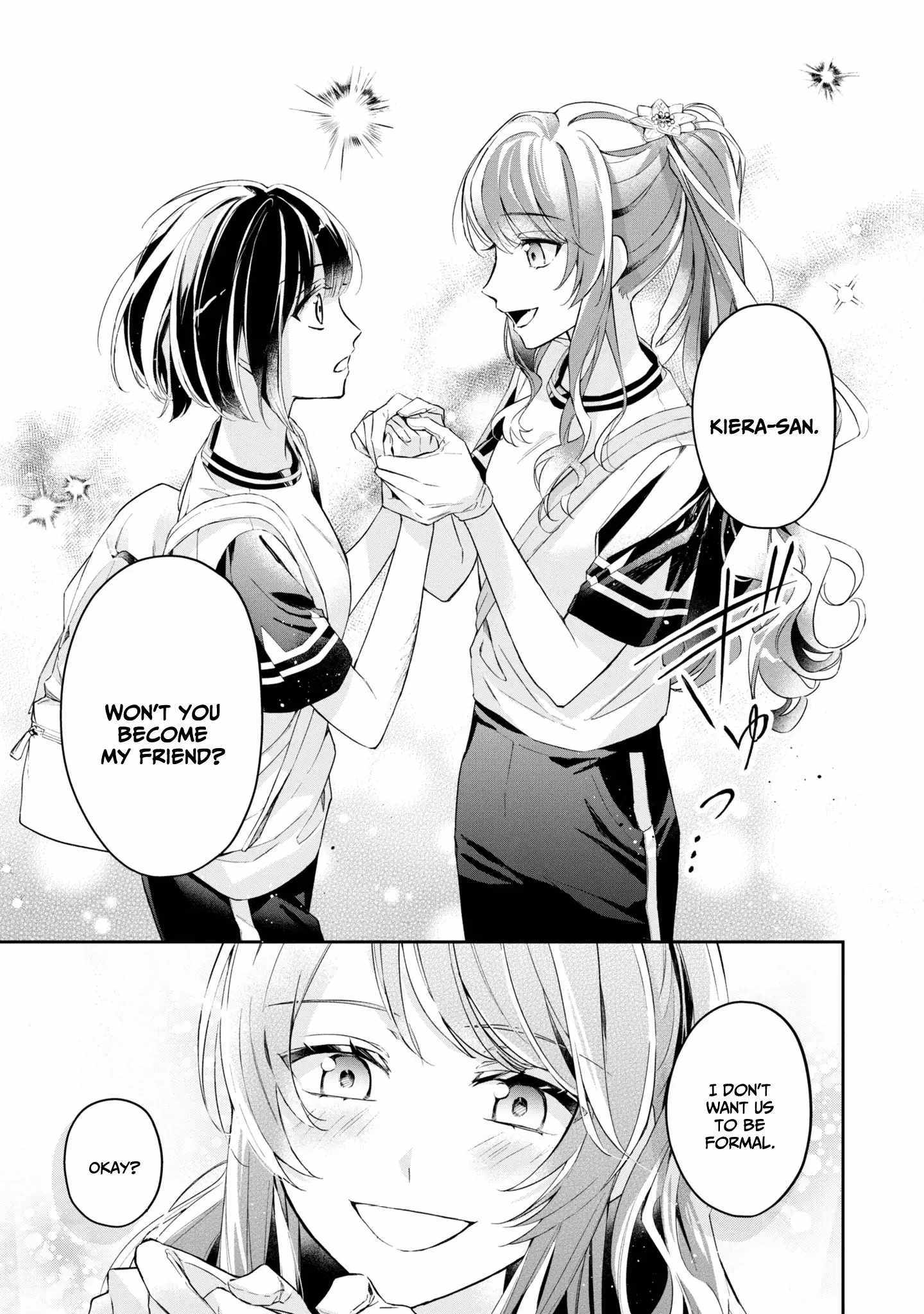 If the villainess and the villain were to meet and fall in love ~It seems the shunned heroine who formed a contract with an unnamed spirit is fighting with the nobleman yet again~ Chapter 11 page 34 - 