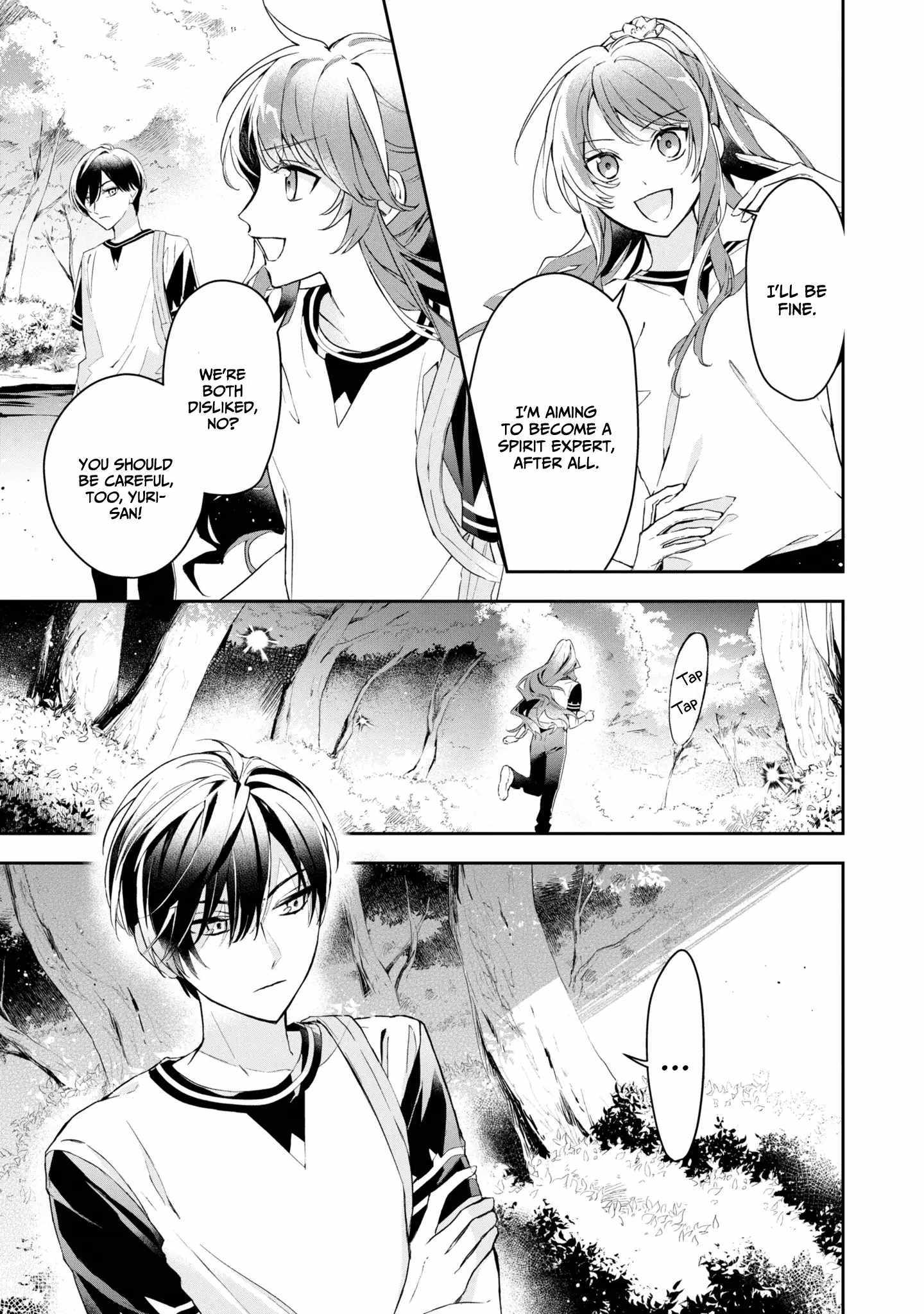 If the villainess and the villain were to meet and fall in love ~It seems the shunned heroine who formed a contract with an unnamed spirit is fighting with the nobleman yet again~ Chapter 11 page 10 - 