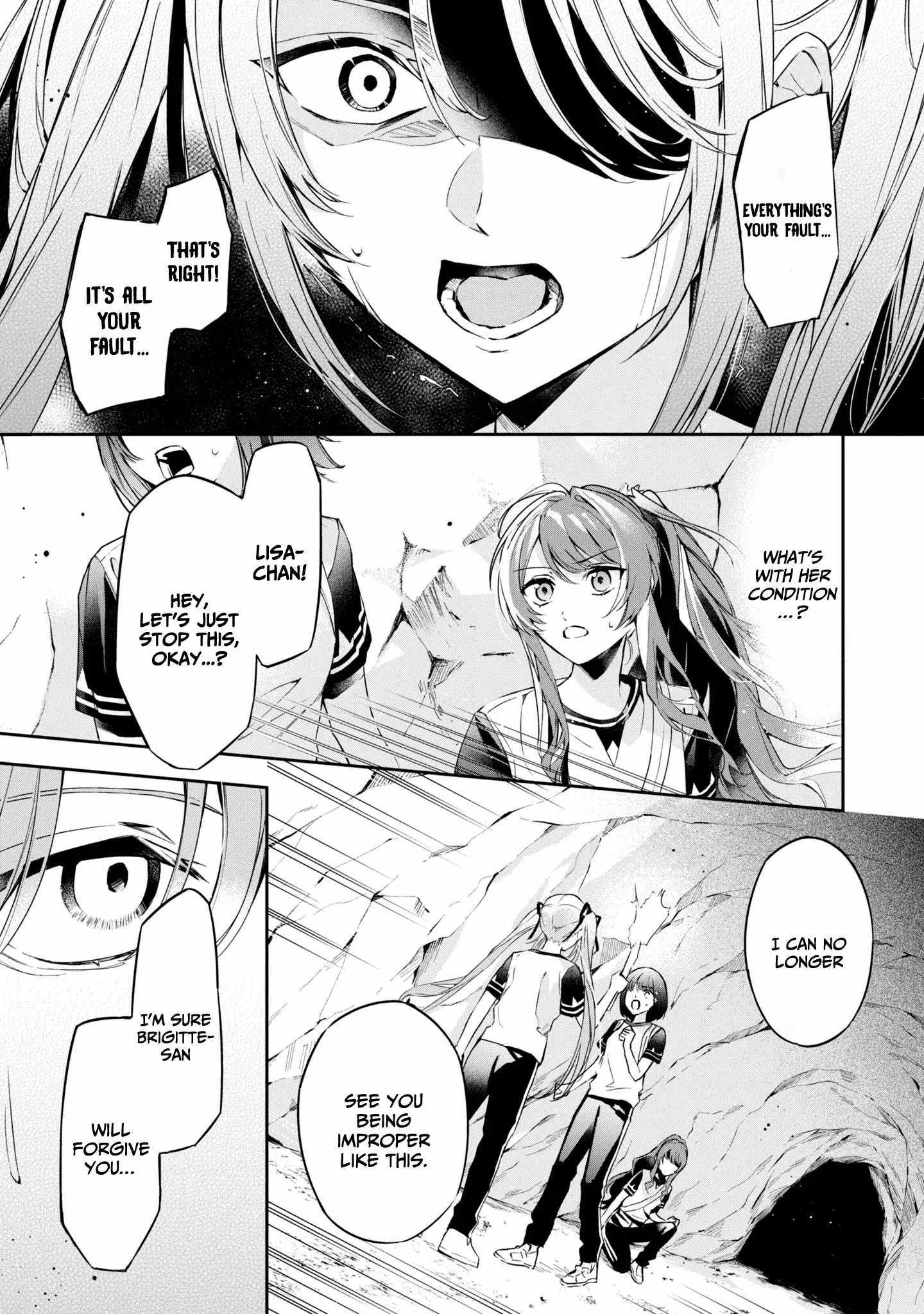If the villainess and the villain were to meet and fall in love ~It seems the shunned heroine who formed a contract with an unnamed spirit is fighting with the nobleman yet again~ Chapter 12 page 11 - 