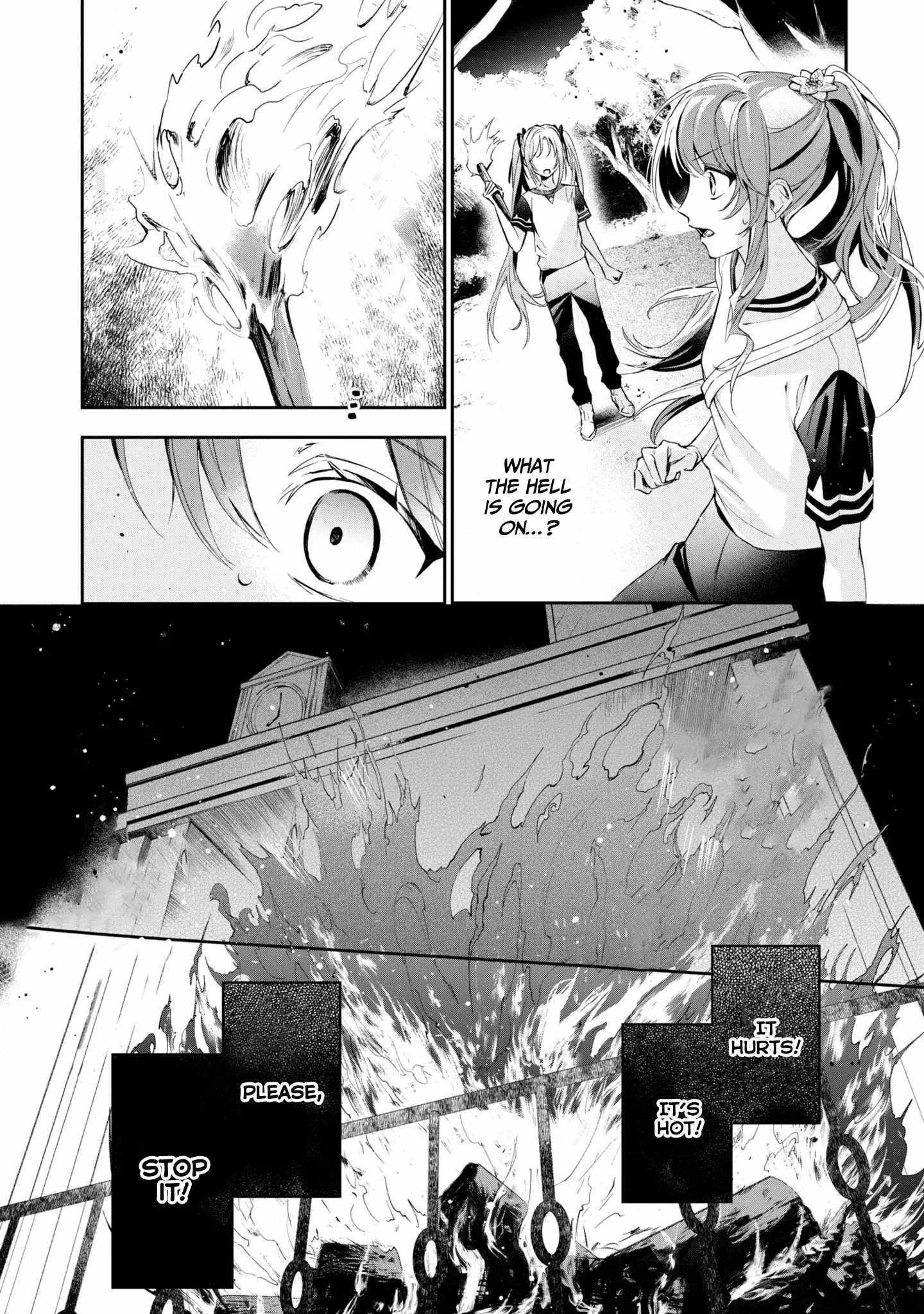 If the villainess and the villain were to meet and fall in love ~It seems the shunned heroine who formed a contract with an unnamed spirit is fighting with the nobleman yet again~ Chapter 12 page 14 - 