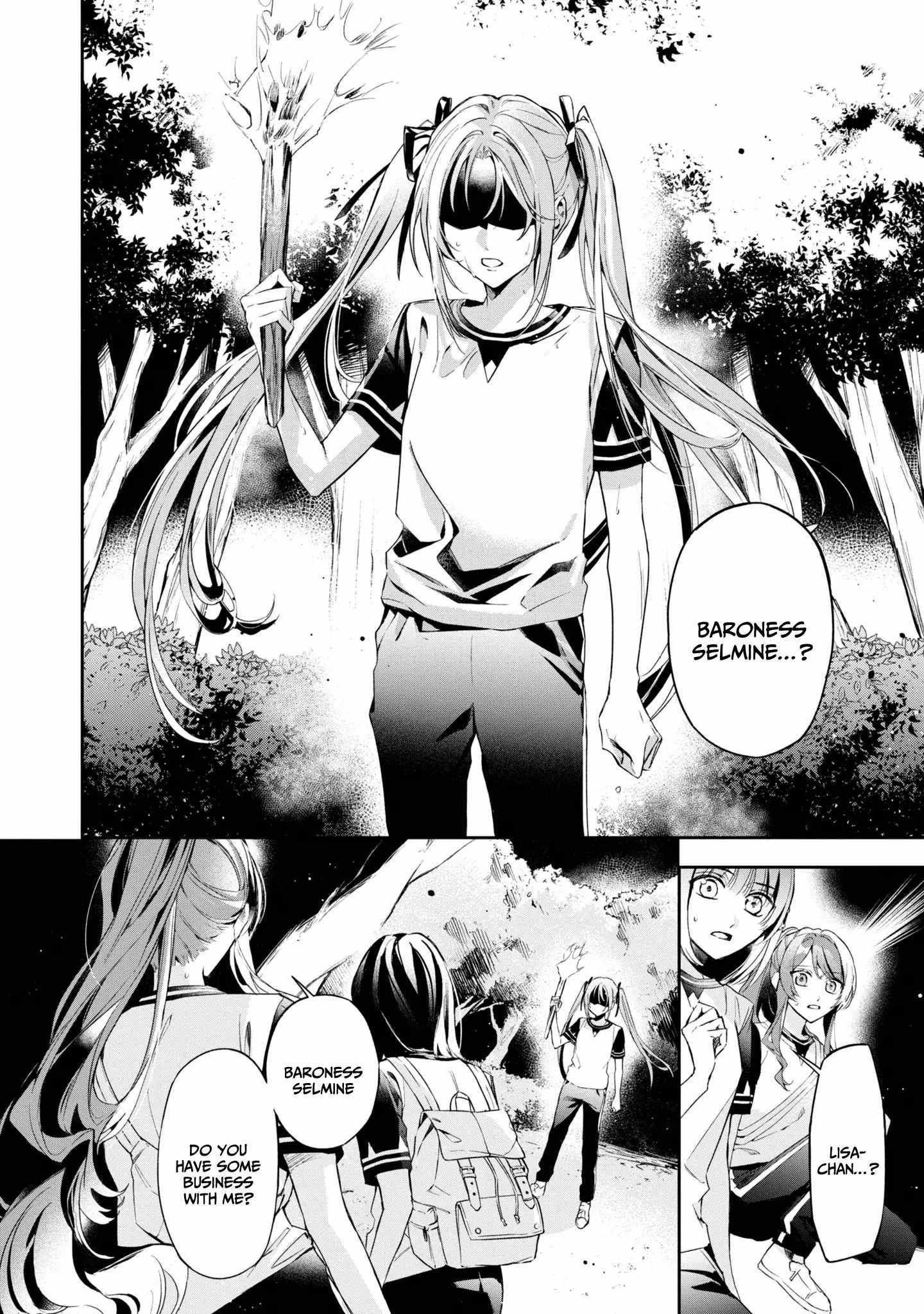 If the villainess and the villain were to meet and fall in love ~It seems the shunned heroine who formed a contract with an unnamed spirit is fighting with the nobleman yet again~ Chapter 12 page 10 - 