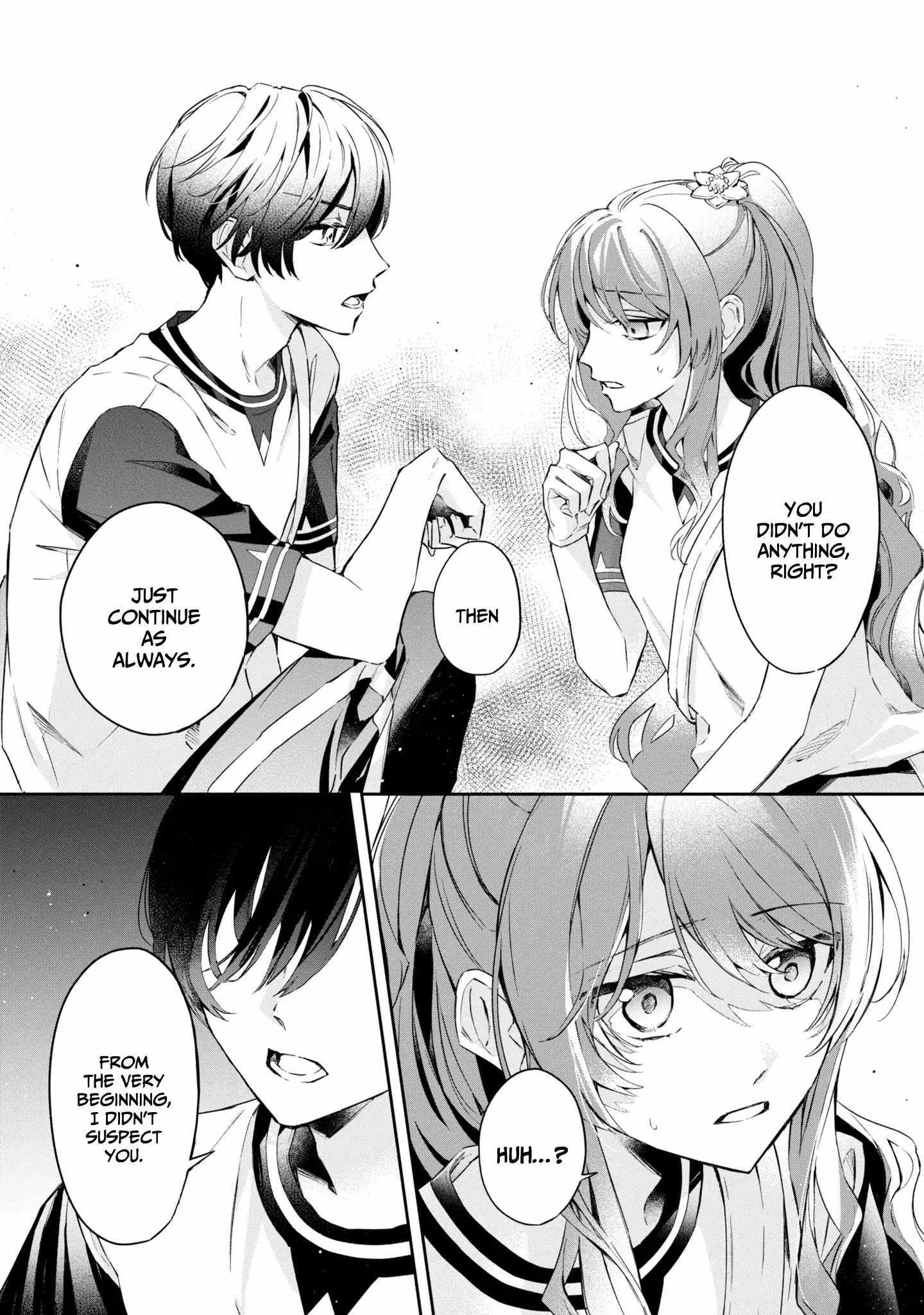 If the villainess and the villain were to meet and fall in love ~It seems the shunned heroine who formed a contract with an unnamed spirit is fighting with the nobleman yet again~ Chapter 13 page 11 - 