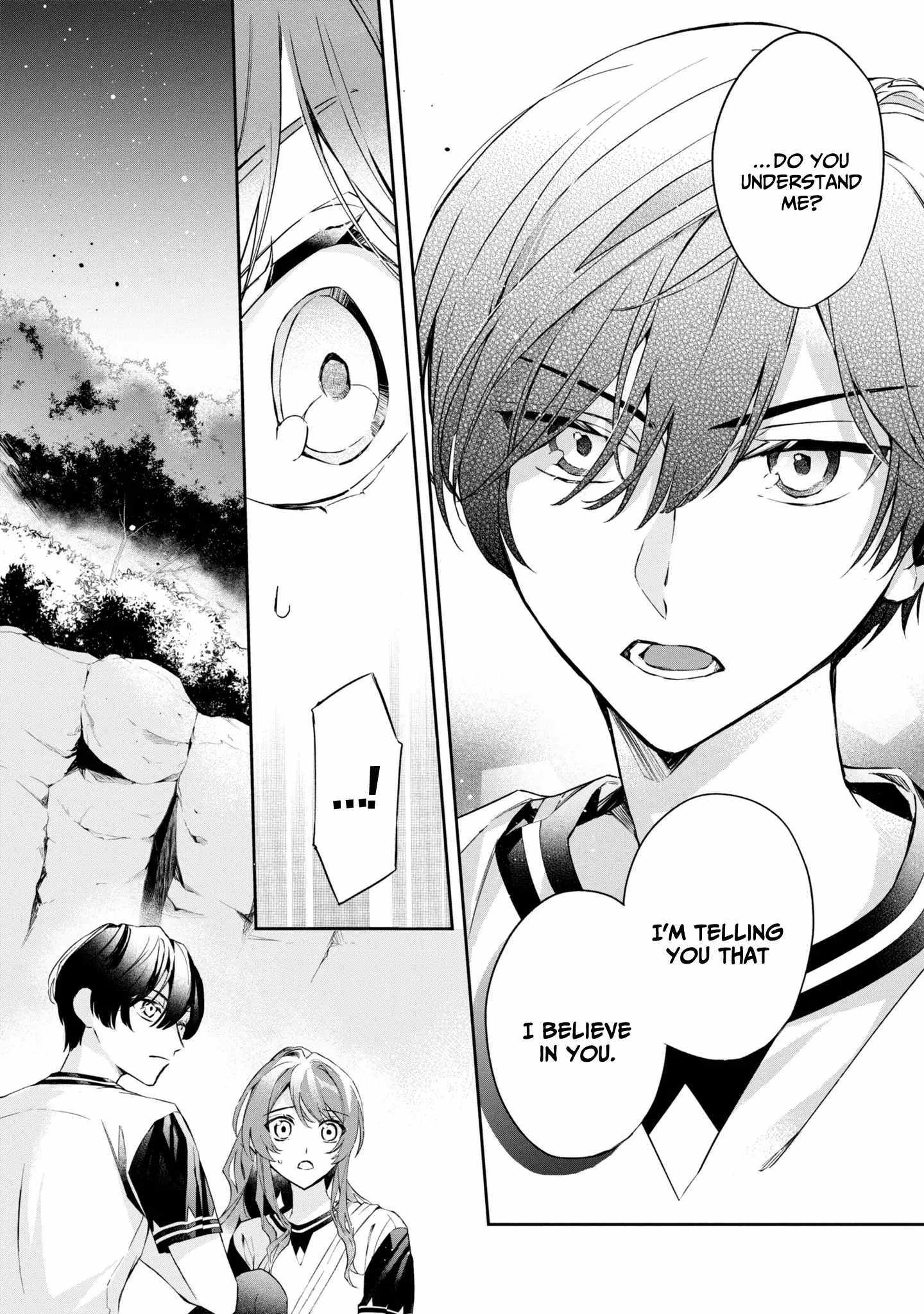 If the villainess and the villain were to meet and fall in love ~It seems the shunned heroine who formed a contract with an unnamed spirit is fighting with the nobleman yet again~ Chapter 13 page 12 - 