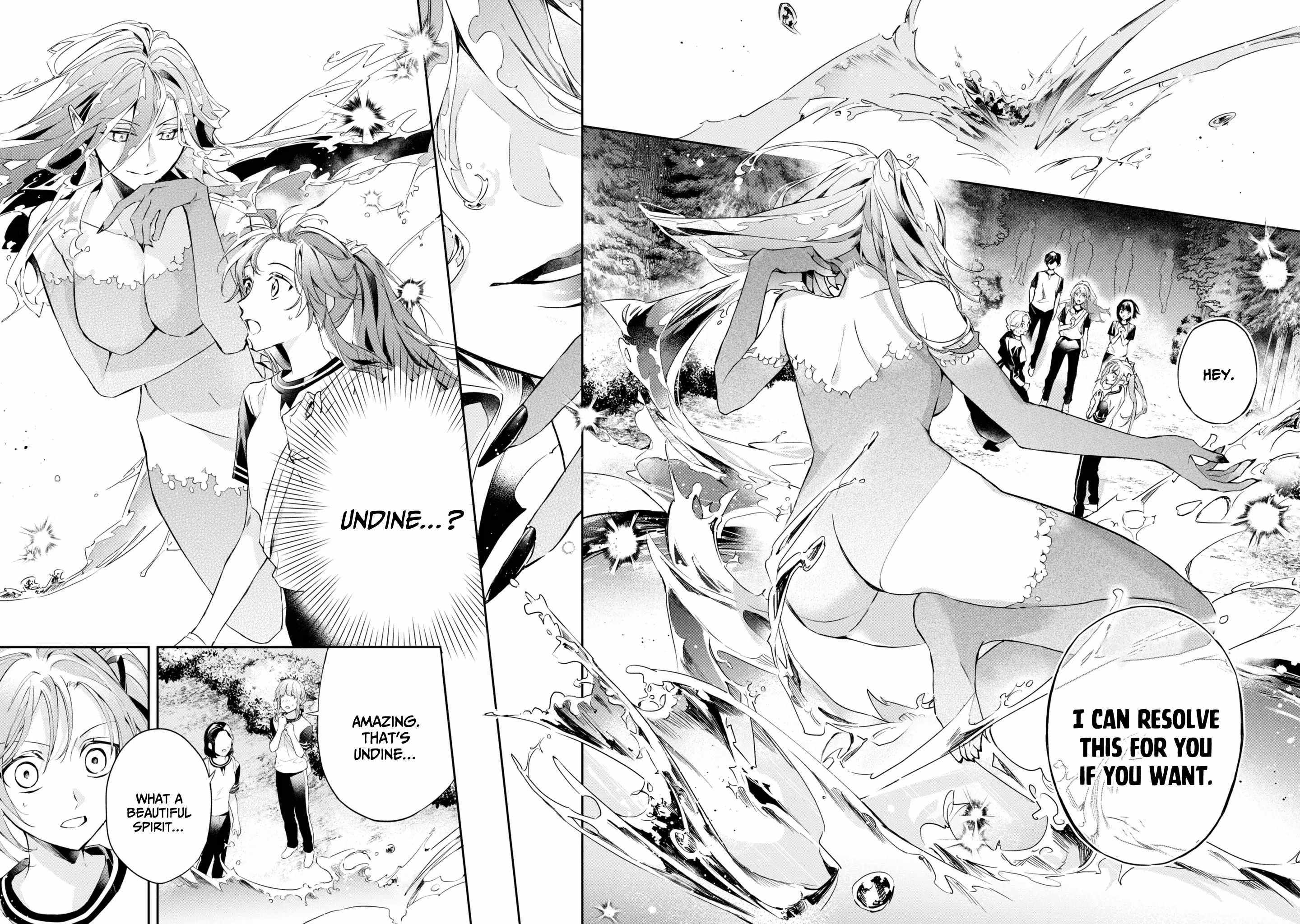 If the villainess and the villain were to meet and fall in love ~It seems the shunned heroine who formed a contract with an unnamed spirit is fighting with the nobleman yet again~ Chapter 13 page 18 - 