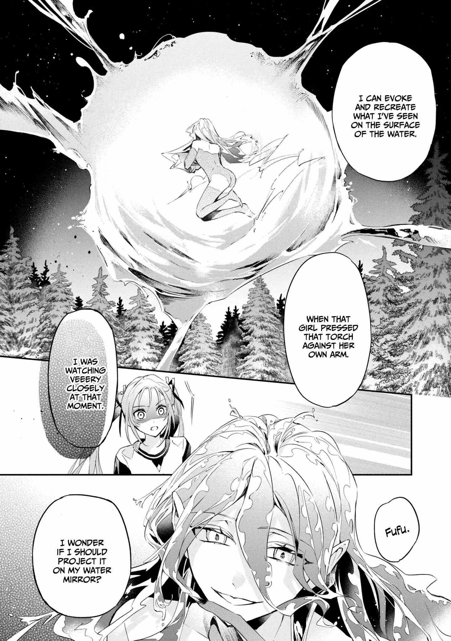 If the villainess and the villain were to meet and fall in love ~It seems the shunned heroine who formed a contract with an unnamed spirit is fighting with the nobleman yet again~ Chapter 13 page 20 - 