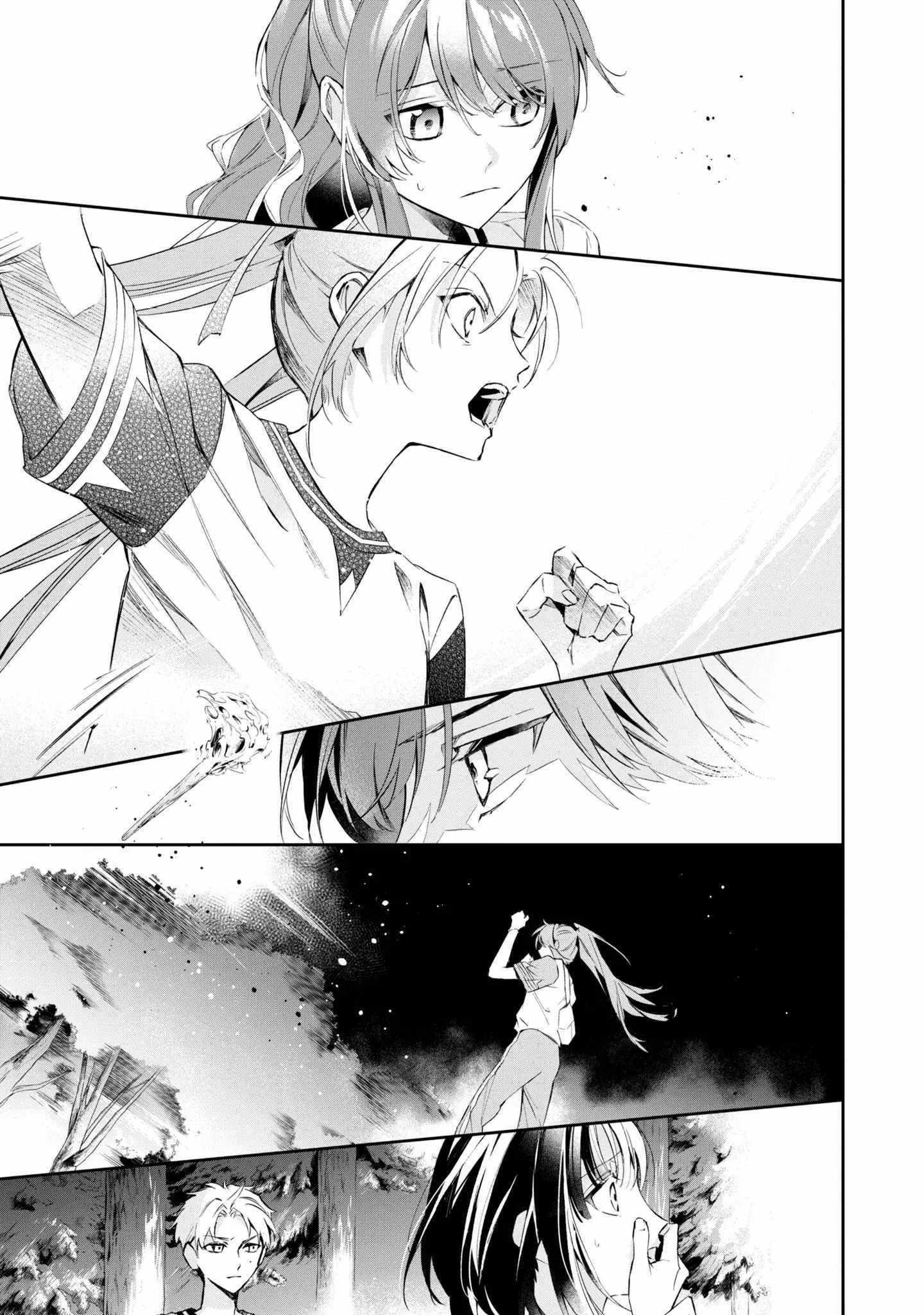 If the villainess and the villain were to meet and fall in love ~It seems the shunned heroine who formed a contract with an unnamed spirit is fighting with the nobleman yet again~ Chapter 13 page 26 - 