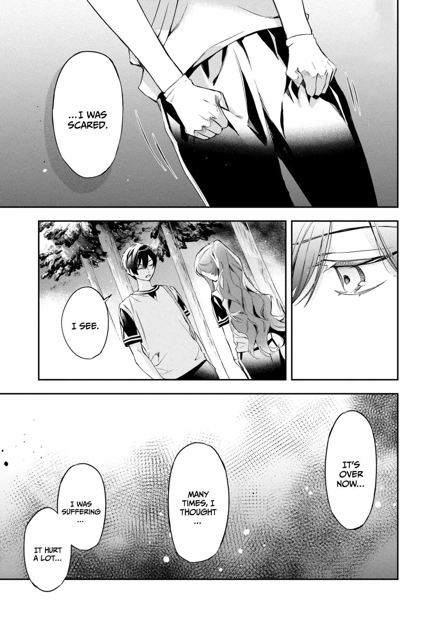 If the villainess and the villain were to meet and fall in love ~It seems the shunned heroine who formed a contract with an unnamed spirit is fighting with the nobleman yet again~ Chapter 13 page 32 - 