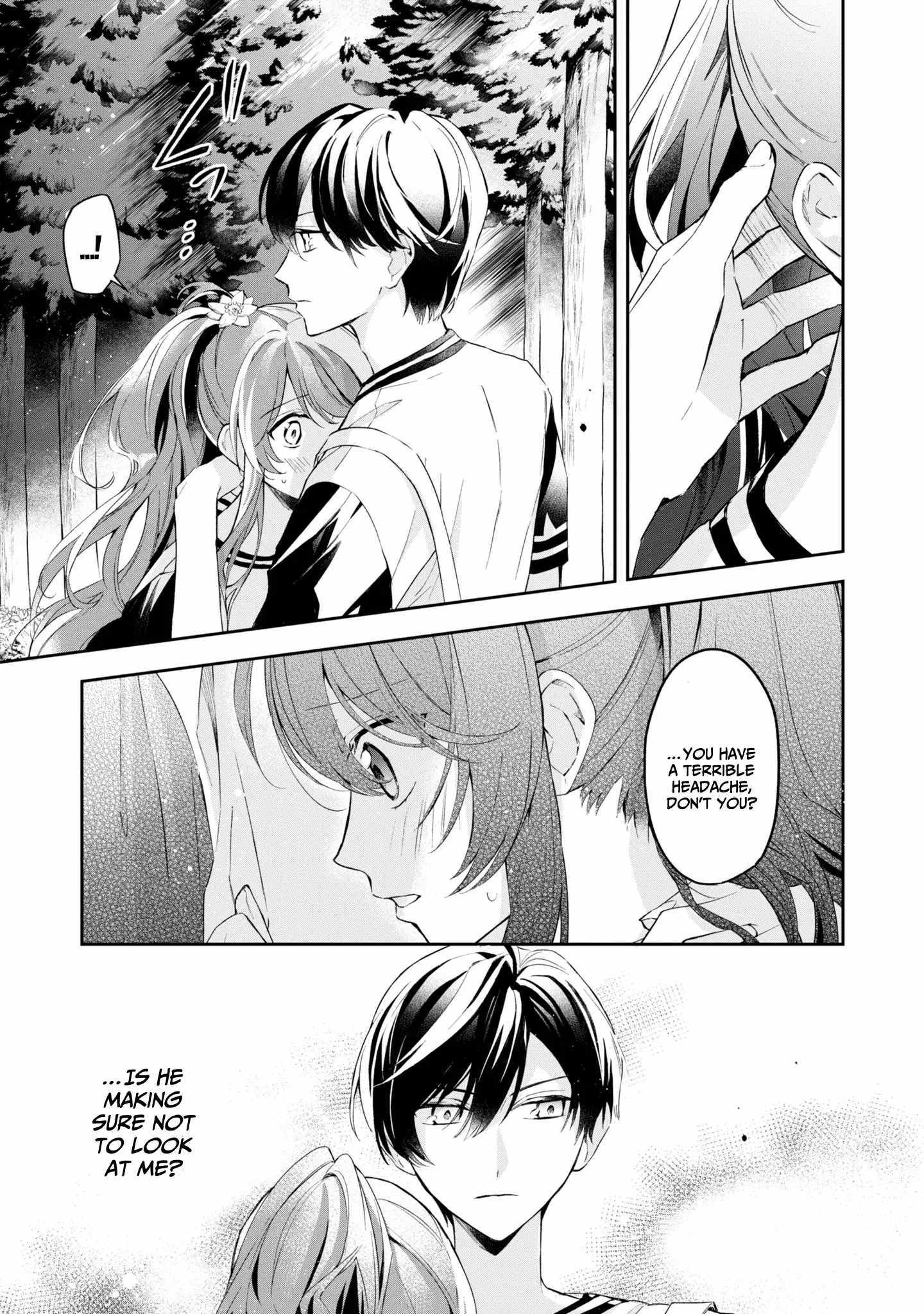 If the villainess and the villain were to meet and fall in love ~It seems the shunned heroine who formed a contract with an unnamed spirit is fighting with the nobleman yet again~ Chapter 14 page 4 - 