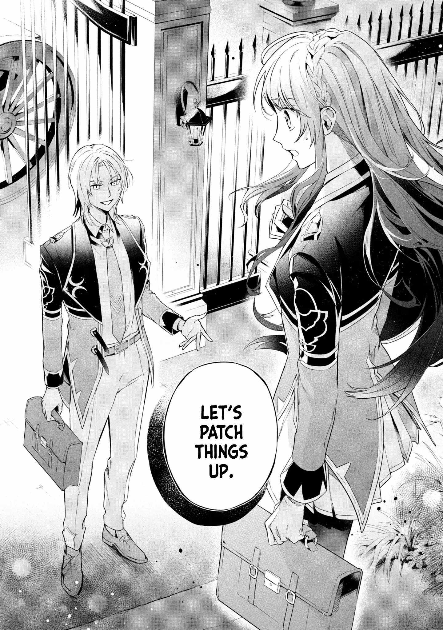 If the villainess and the villain were to meet and fall in love ~It seems the shunned heroine who formed a contract with an unnamed spirit is fighting with the nobleman yet again~ Chapter 14 page 34 - 