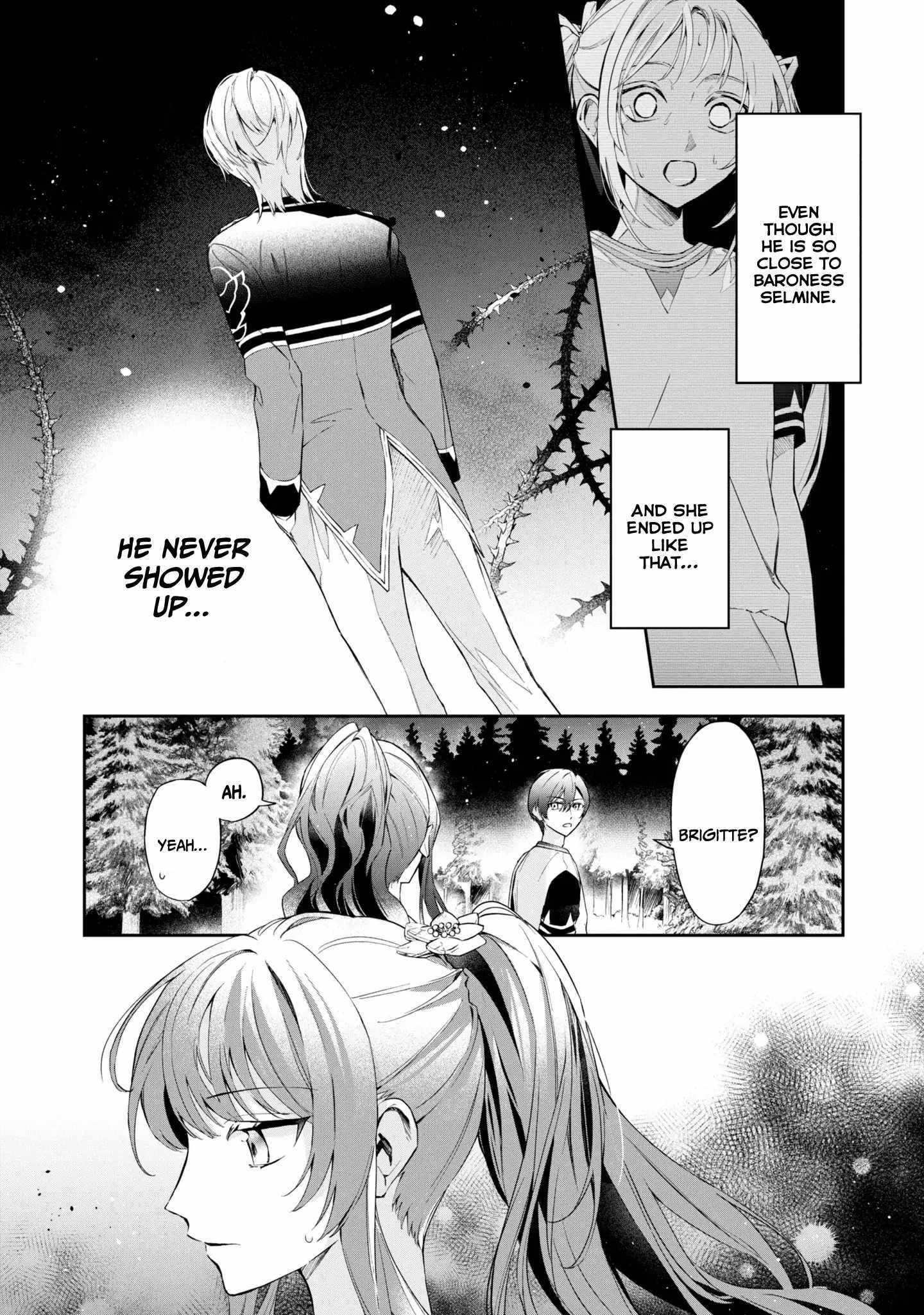 If the villainess and the villain were to meet and fall in love ~It seems the shunned heroine who formed a contract with an unnamed spirit is fighting with the nobleman yet again~ Chapter 14 page 8 - 