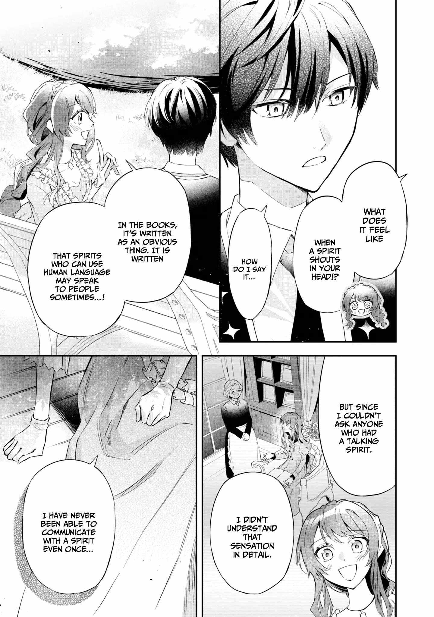 If the villainess and the villain were to meet and fall in love ~It seems the shunned heroine who formed a contract with an unnamed spirit is fighting with the nobleman yet again~ Chapter 15 page 15 - 