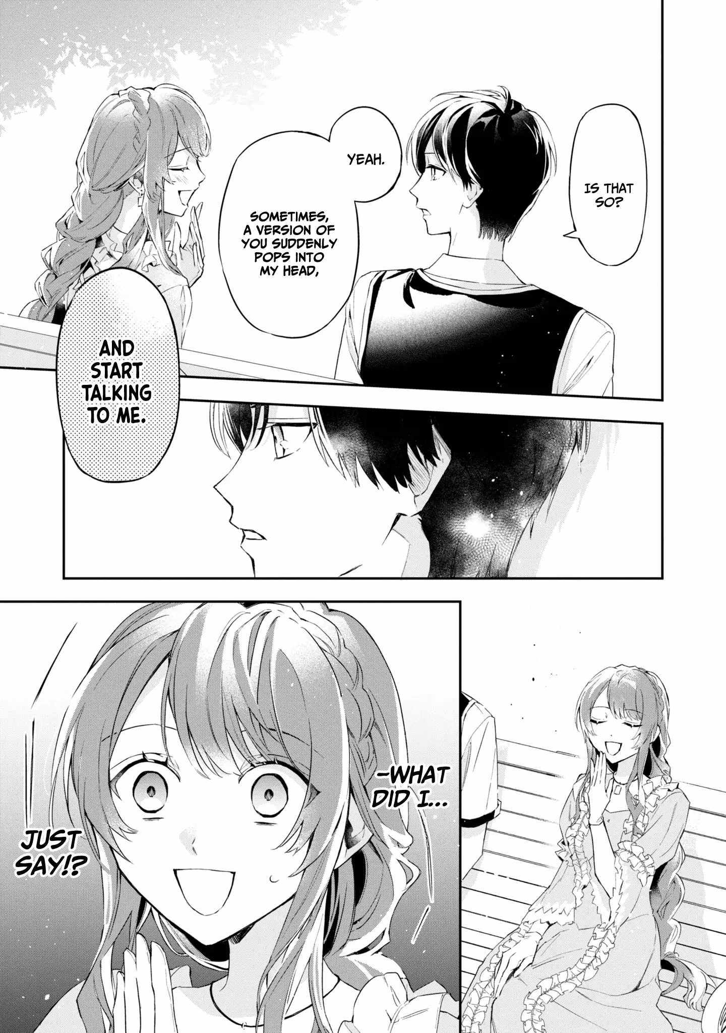 If the villainess and the villain were to meet and fall in love ~It seems the shunned heroine who formed a contract with an unnamed spirit is fighting with the nobleman yet again~ Chapter 15 page 17 - 