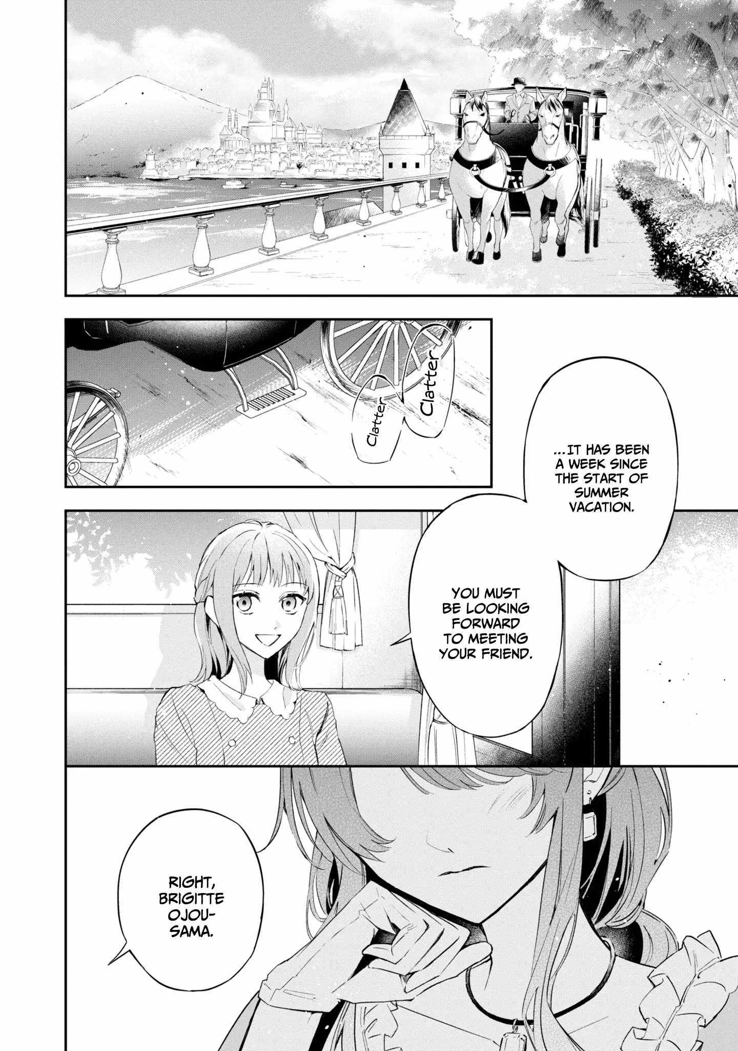 If the villainess and the villain were to meet and fall in love ~It seems the shunned heroine who formed a contract with an unnamed spirit is fighting with the nobleman yet again~ Chapter 15 page 3 - 