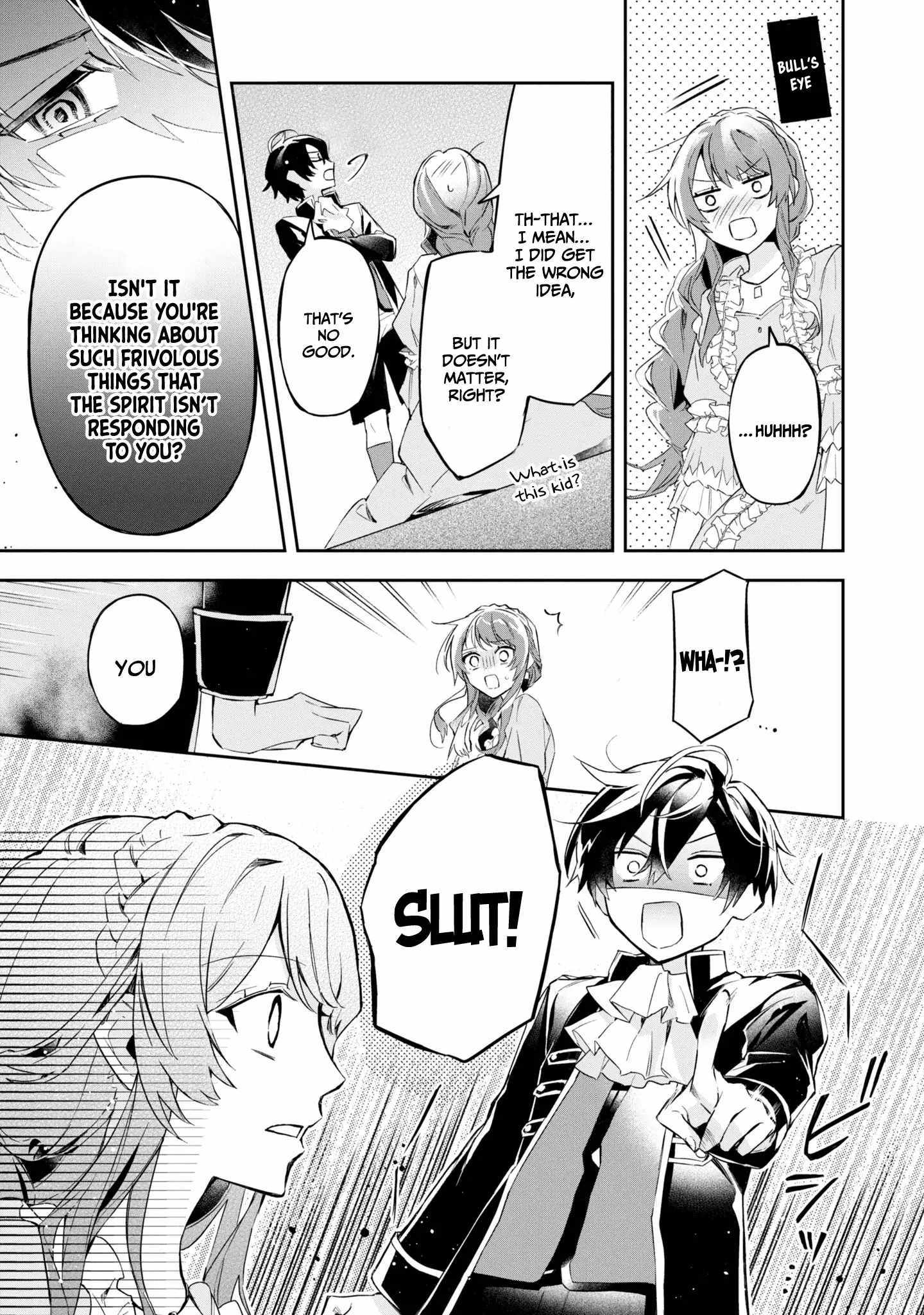 If the villainess and the villain were to meet and fall in love ~It seems the shunned heroine who formed a contract with an unnamed spirit is fighting with the nobleman yet again~ Chapter 15 page 31 - 
