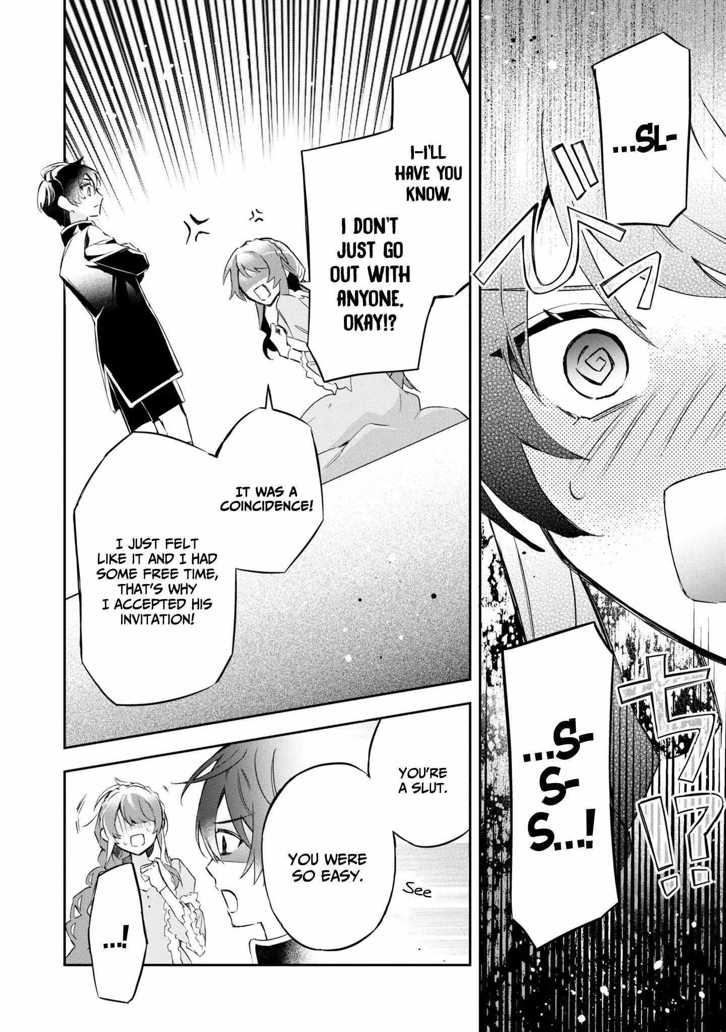 If the villainess and the villain were to meet and fall in love ~It seems the shunned heroine who formed a contract with an unnamed spirit is fighting with the nobleman yet again~ Chapter 15 page 32 - 