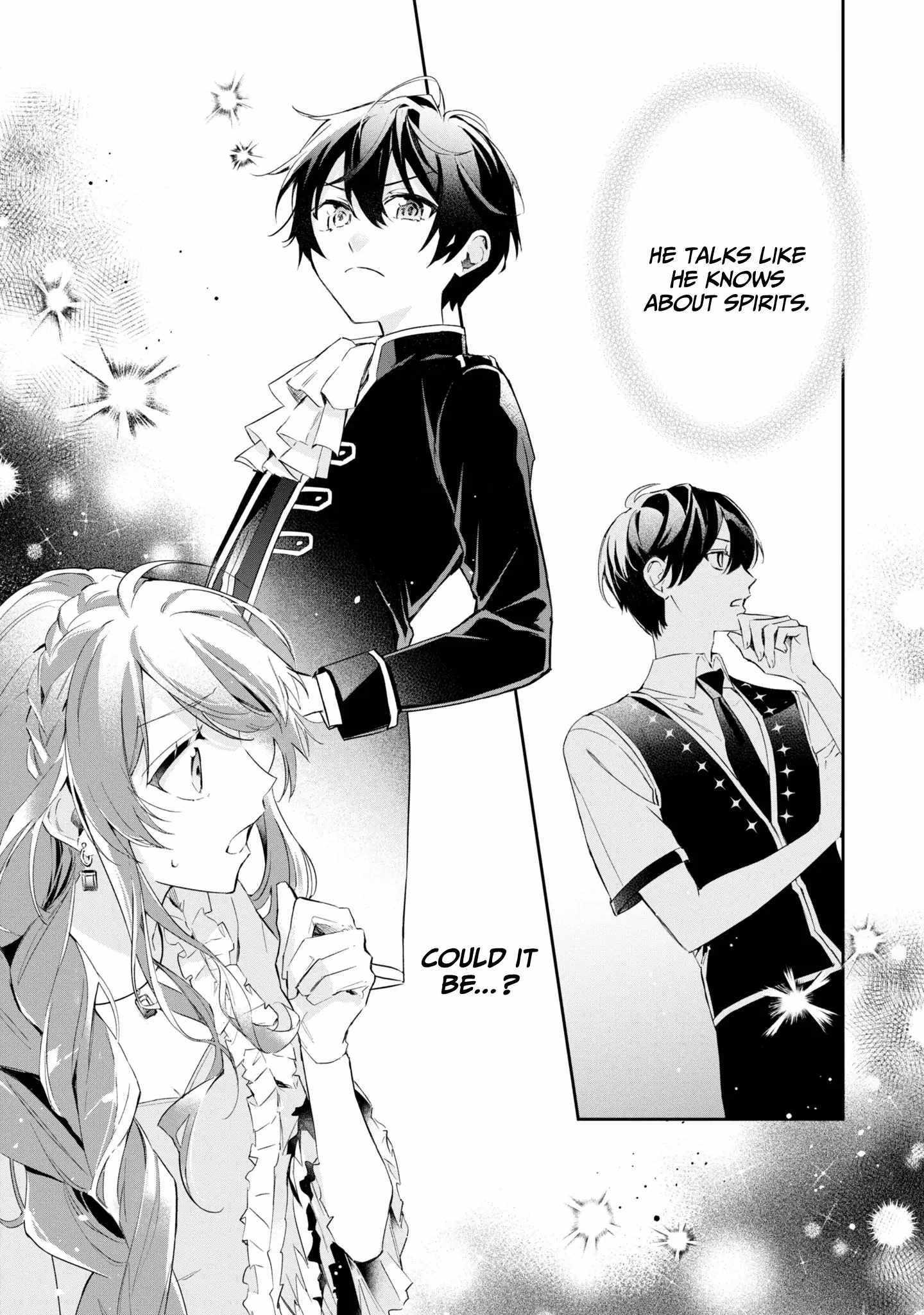 If the villainess and the villain were to meet and fall in love ~It seems the shunned heroine who formed a contract with an unnamed spirit is fighting with the nobleman yet again~ Chapter 15 page 35 - 