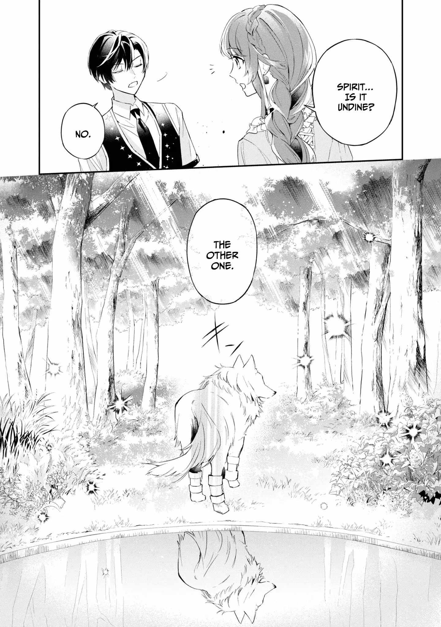 If the villainess and the villain were to meet and fall in love ~It seems the shunned heroine who formed a contract with an unnamed spirit is fighting with the nobleman yet again~ Chapter 15 page 9 - 