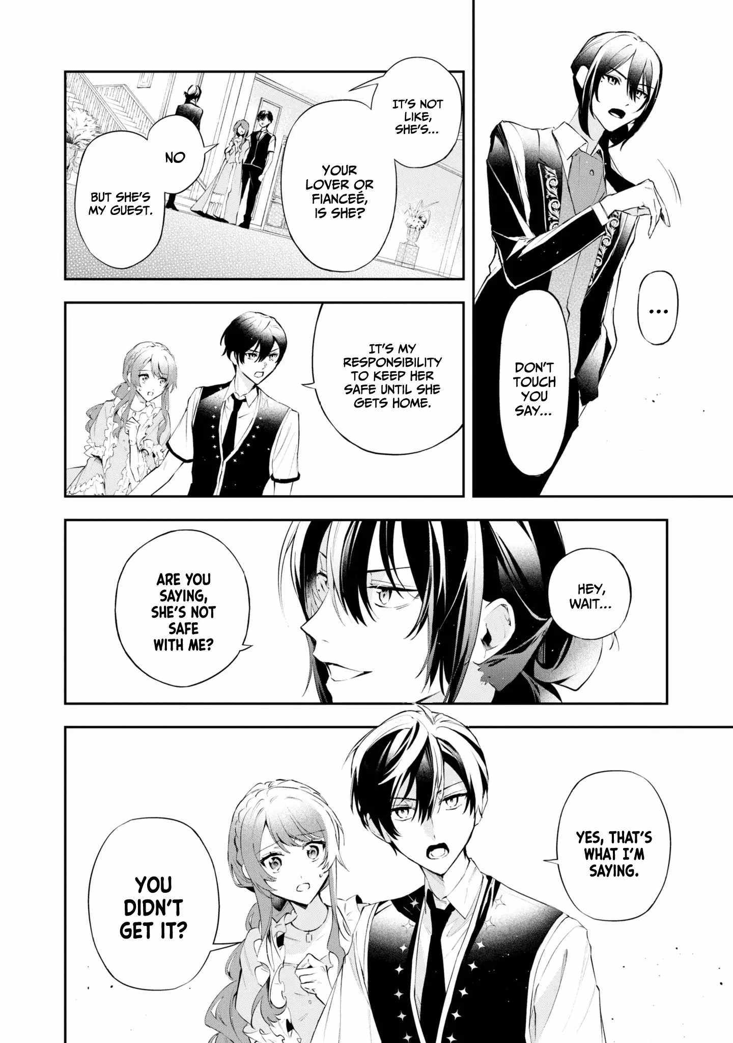 If the villainess and the villain were to meet and fall in love ~It seems the shunned heroine who formed a contract with an unnamed spirit is fighting with the nobleman yet again~ Chapter 16 page 18 - 