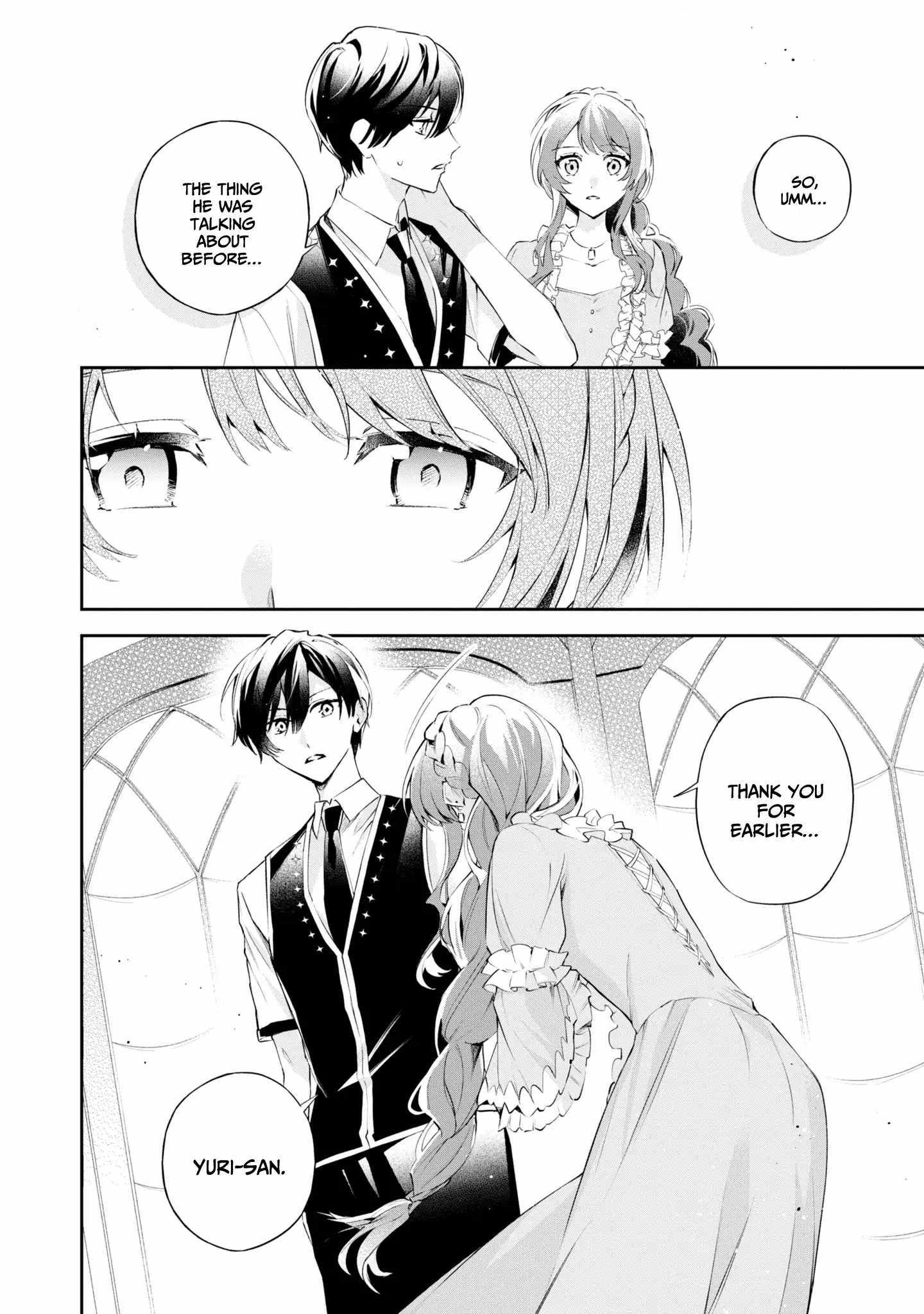 If the villainess and the villain were to meet and fall in love ~It seems the shunned heroine who formed a contract with an unnamed spirit is fighting with the nobleman yet again~ Chapter 16 page 28 - 
