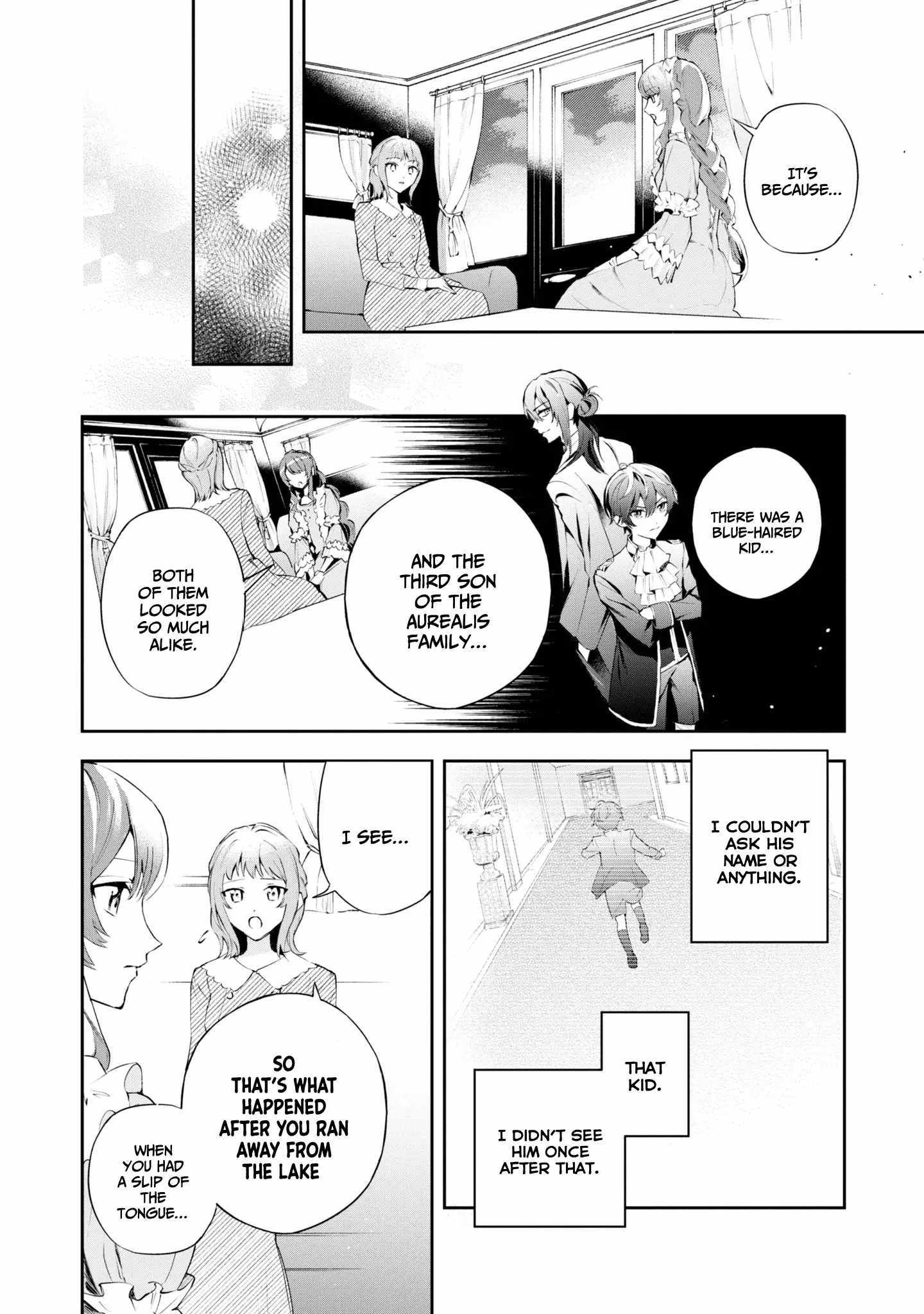 If the villainess and the villain were to meet and fall in love ~It seems the shunned heroine who formed a contract with an unnamed spirit is fighting with the nobleman yet again~ Chapter 16 page 34 - 