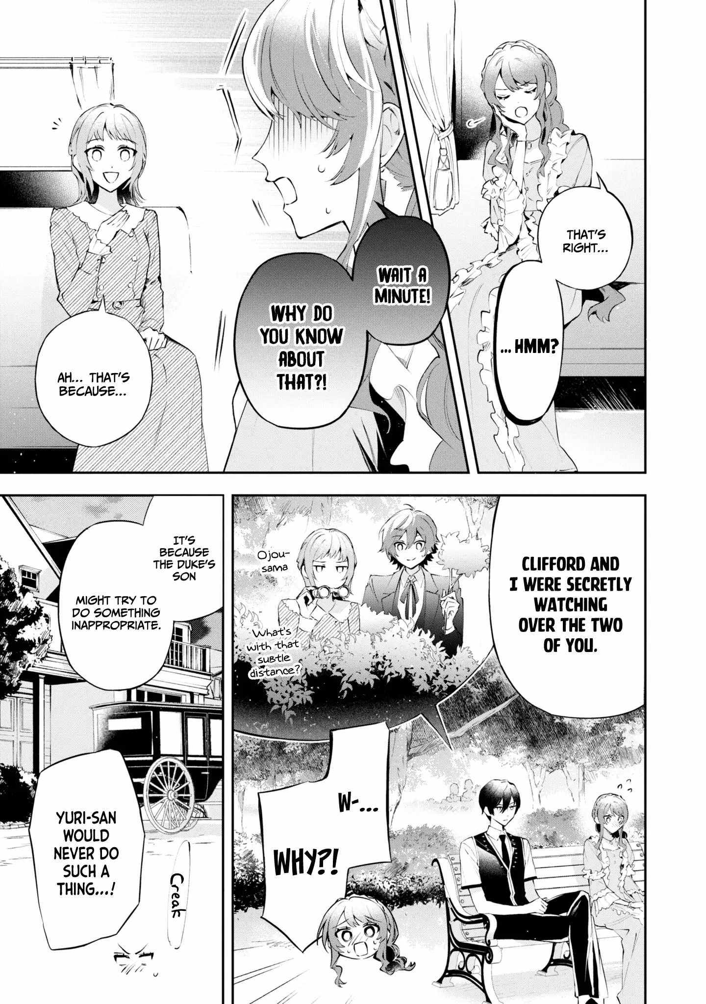 If the villainess and the villain were to meet and fall in love ~It seems the shunned heroine who formed a contract with an unnamed spirit is fighting with the nobleman yet again~ Chapter 16 page 35 - 