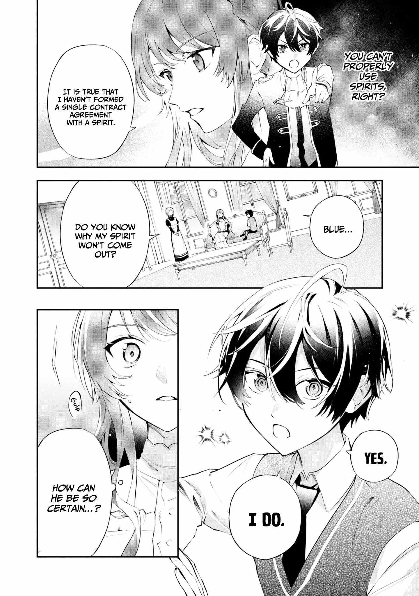 If the villainess and the villain were to meet and fall in love ~It seems the shunned heroine who formed a contract with an unnamed spirit is fighting with the nobleman yet again~ Chapter 17 page 12 - 