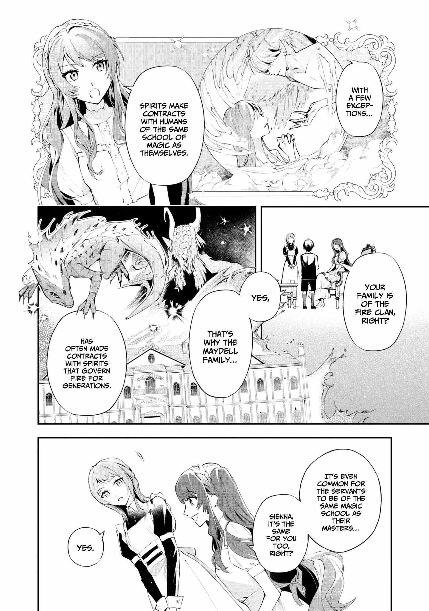 If the villainess and the villain were to meet and fall in love ~It seems the shunned heroine who formed a contract with an unnamed spirit is fighting with the nobleman yet again~ Chapter 17 page 14 - 