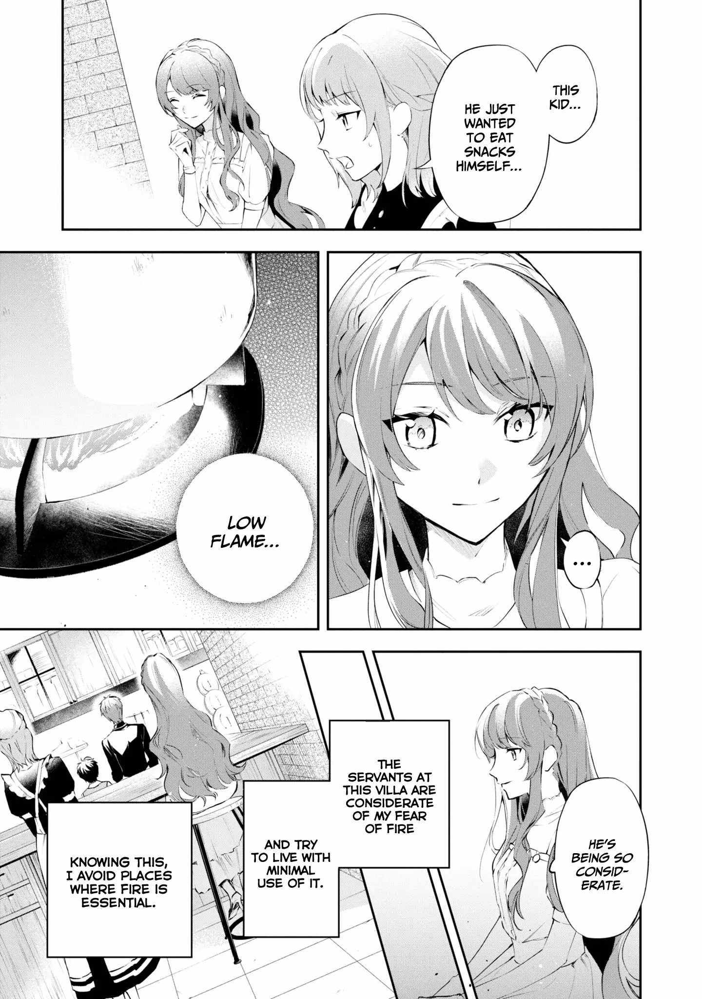 If the villainess and the villain were to meet and fall in love ~It seems the shunned heroine who formed a contract with an unnamed spirit is fighting with the nobleman yet again~ Chapter 17 page 25 - 