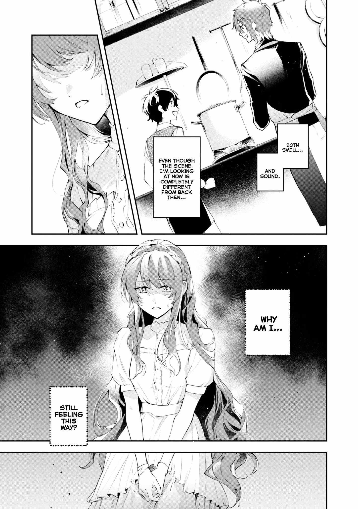 If the villainess and the villain were to meet and fall in love ~It seems the shunned heroine who formed a contract with an unnamed spirit is fighting with the nobleman yet again~ Chapter 17 page 27 - 