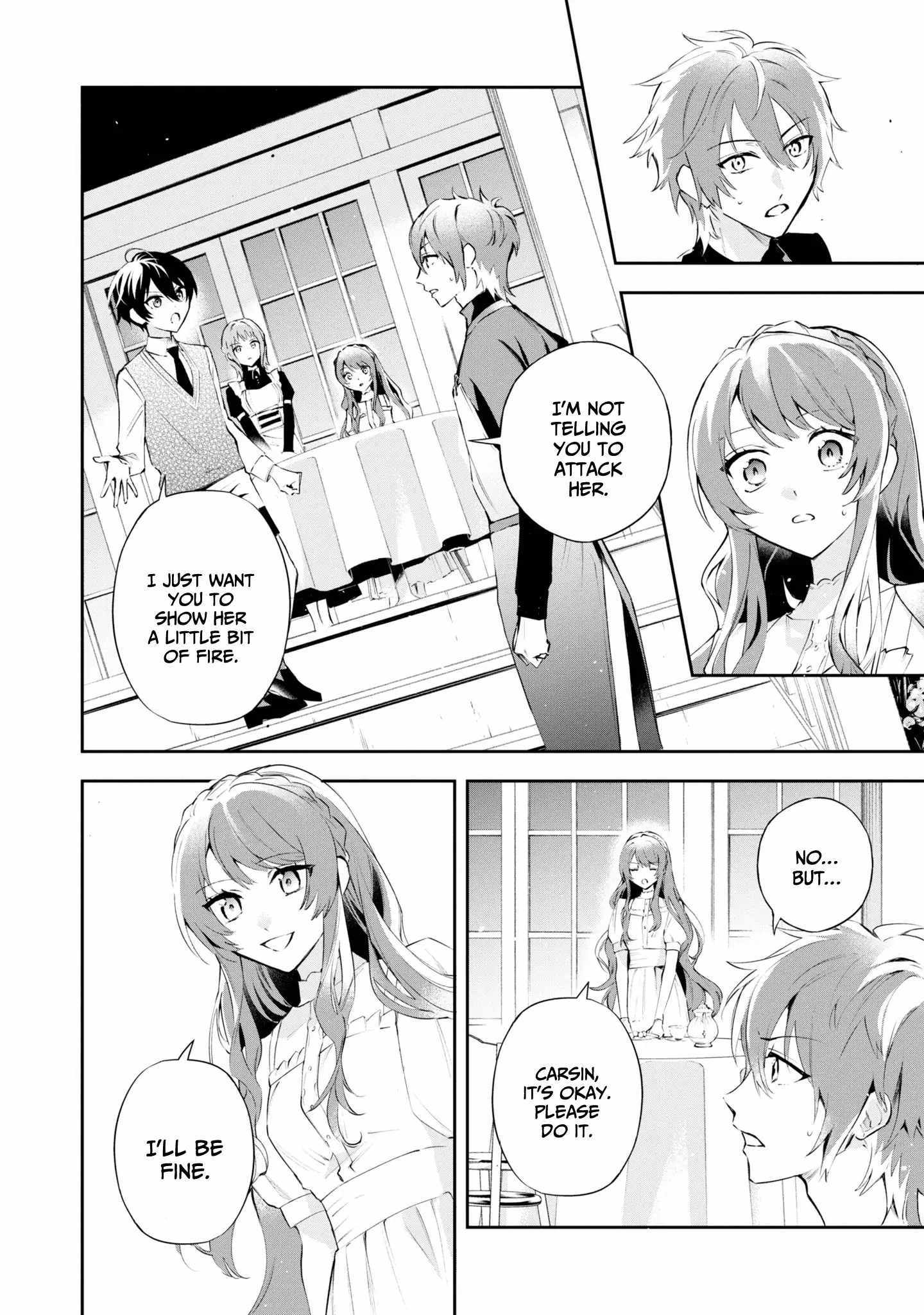 If the villainess and the villain were to meet and fall in love ~It seems the shunned heroine who formed a contract with an unnamed spirit is fighting with the nobleman yet again~ Chapter 17 page 30 - 
