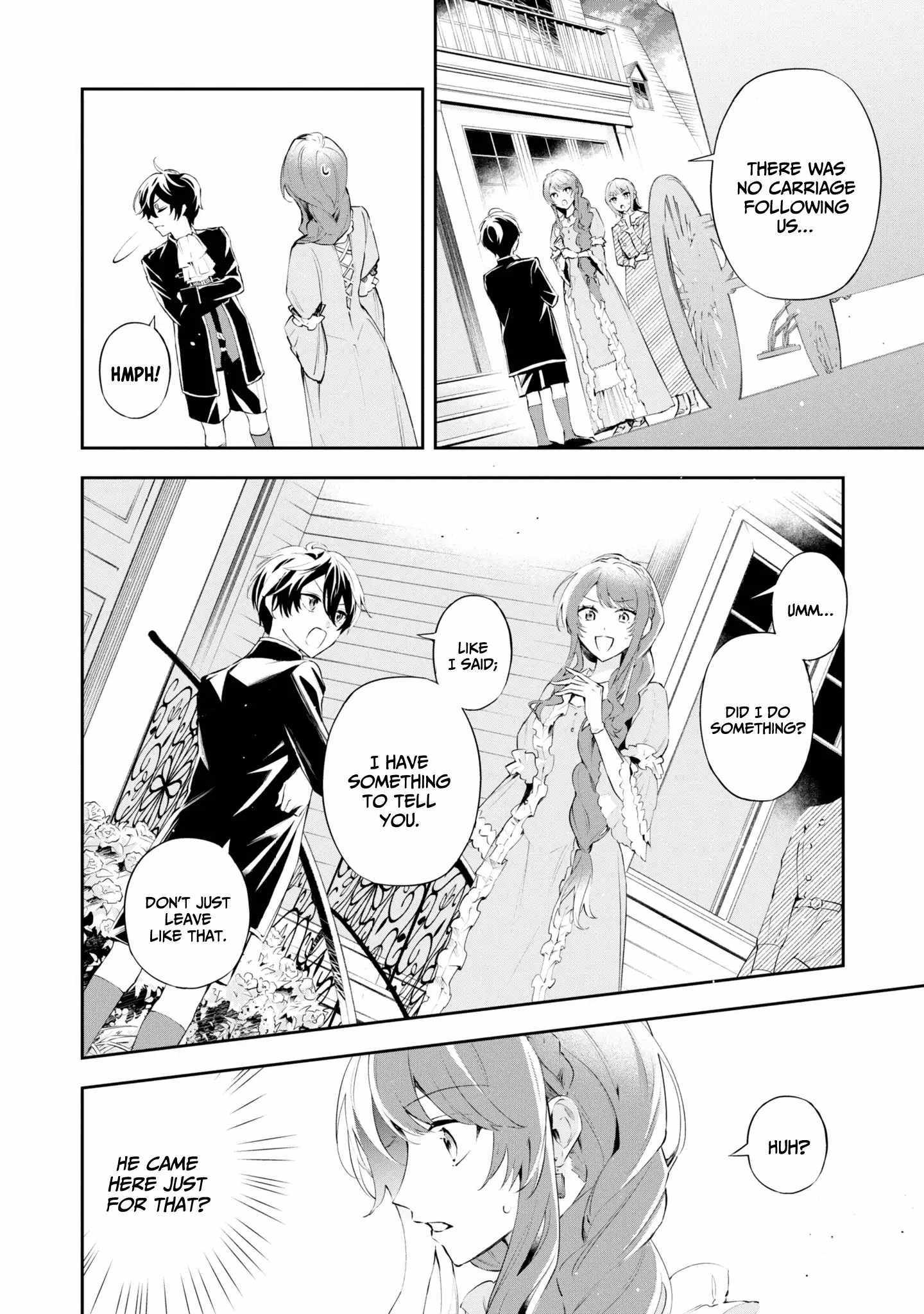 If the villainess and the villain were to meet and fall in love ~It seems the shunned heroine who formed a contract with an unnamed spirit is fighting with the nobleman yet again~ Chapter 17 page 4 - 