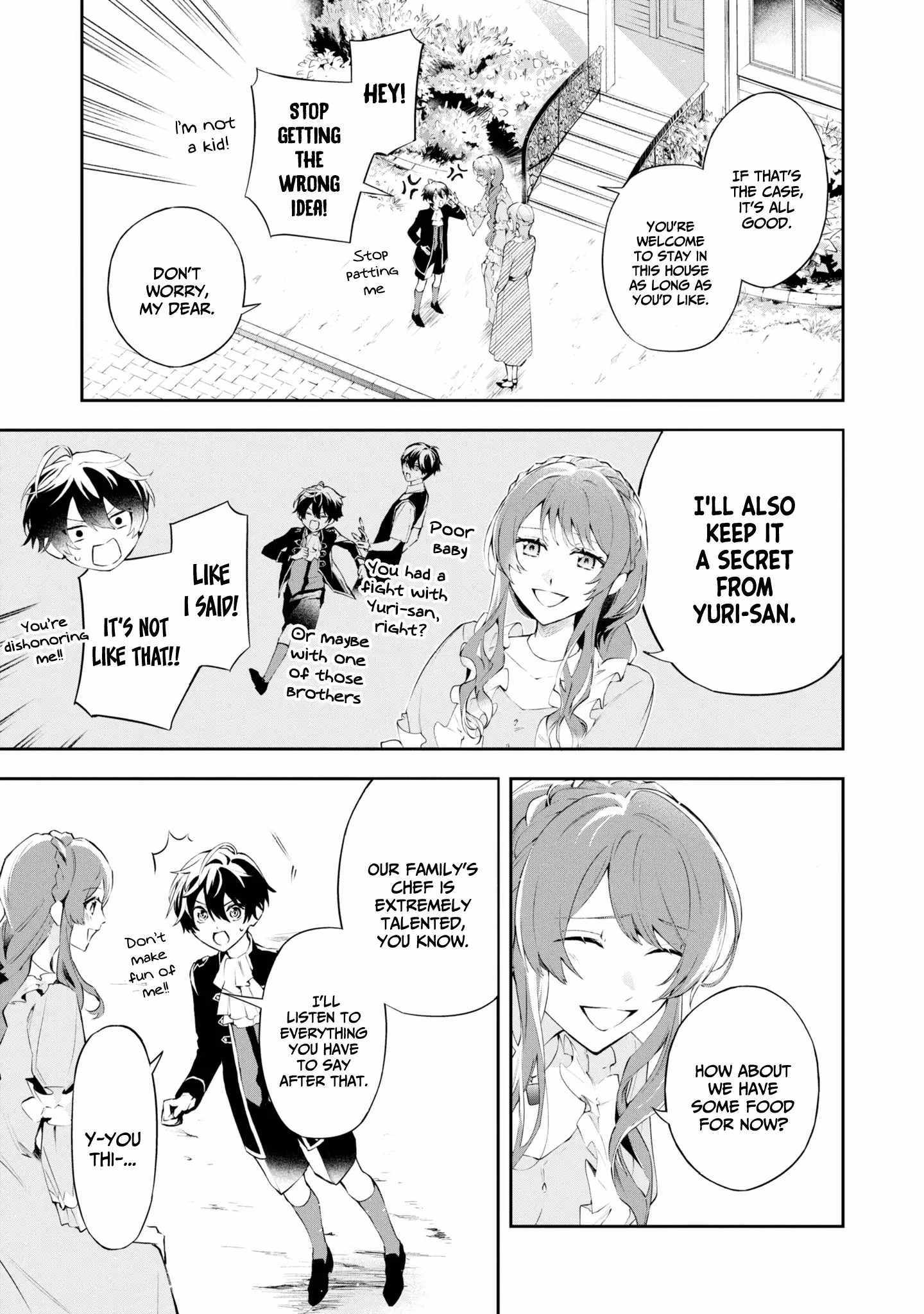 If the villainess and the villain were to meet and fall in love ~It seems the shunned heroine who formed a contract with an unnamed spirit is fighting with the nobleman yet again~ Chapter 17 page 7 - 