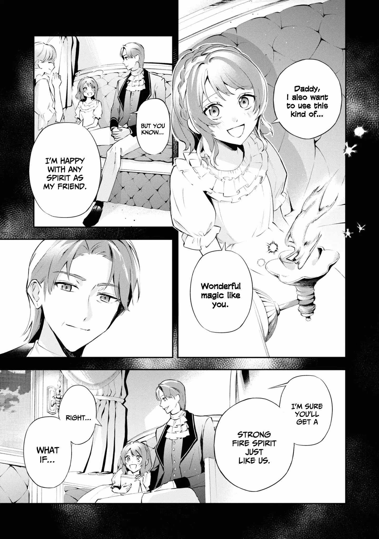 If the villainess and the villain were to meet and fall in love ~It seems the shunned heroine who formed a contract with an unnamed spirit is fighting with the nobleman yet again~ Chapter 18 page 12 - 