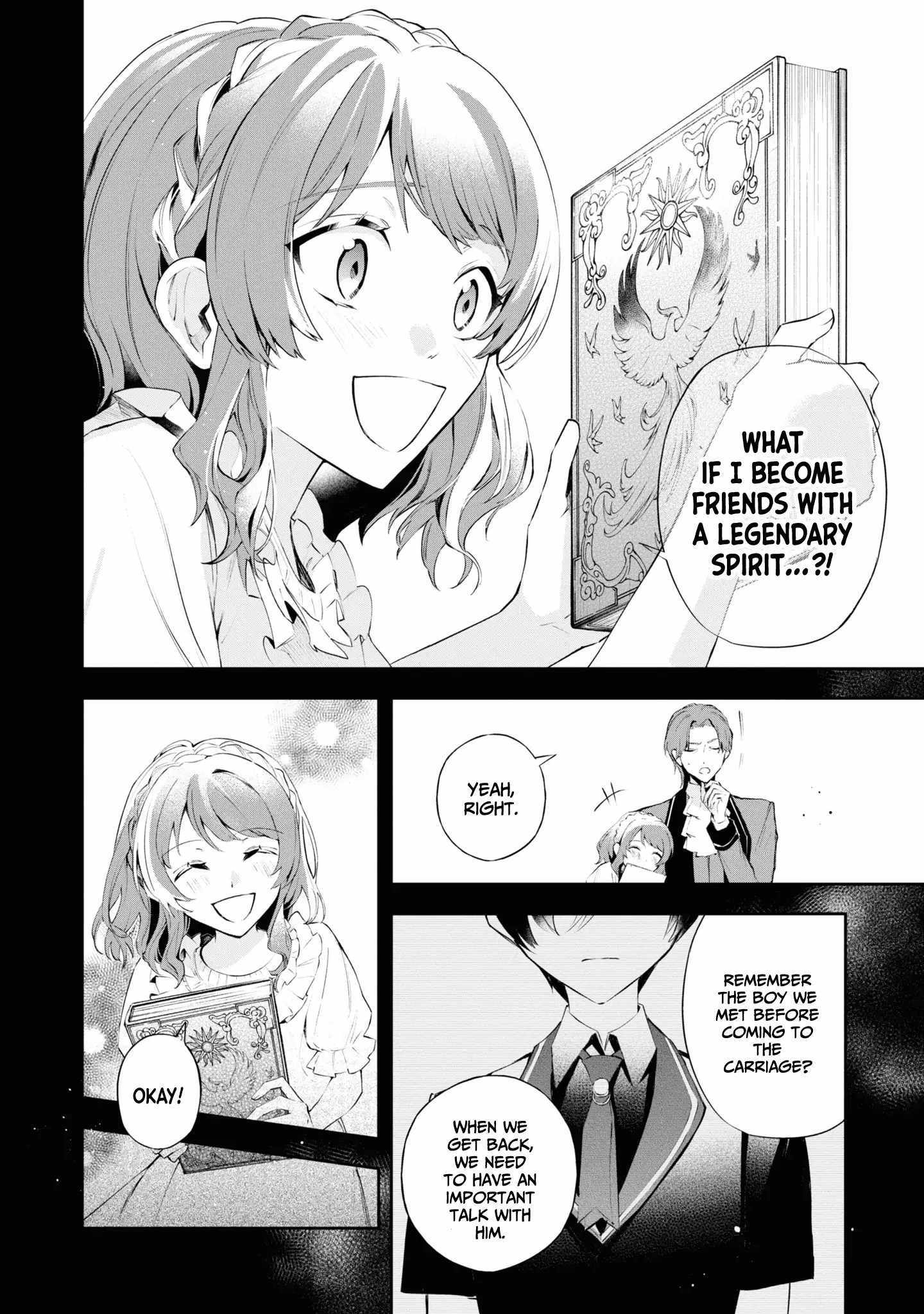 If the villainess and the villain were to meet and fall in love ~It seems the shunned heroine who formed a contract with an unnamed spirit is fighting with the nobleman yet again~ Chapter 18 page 13 - 