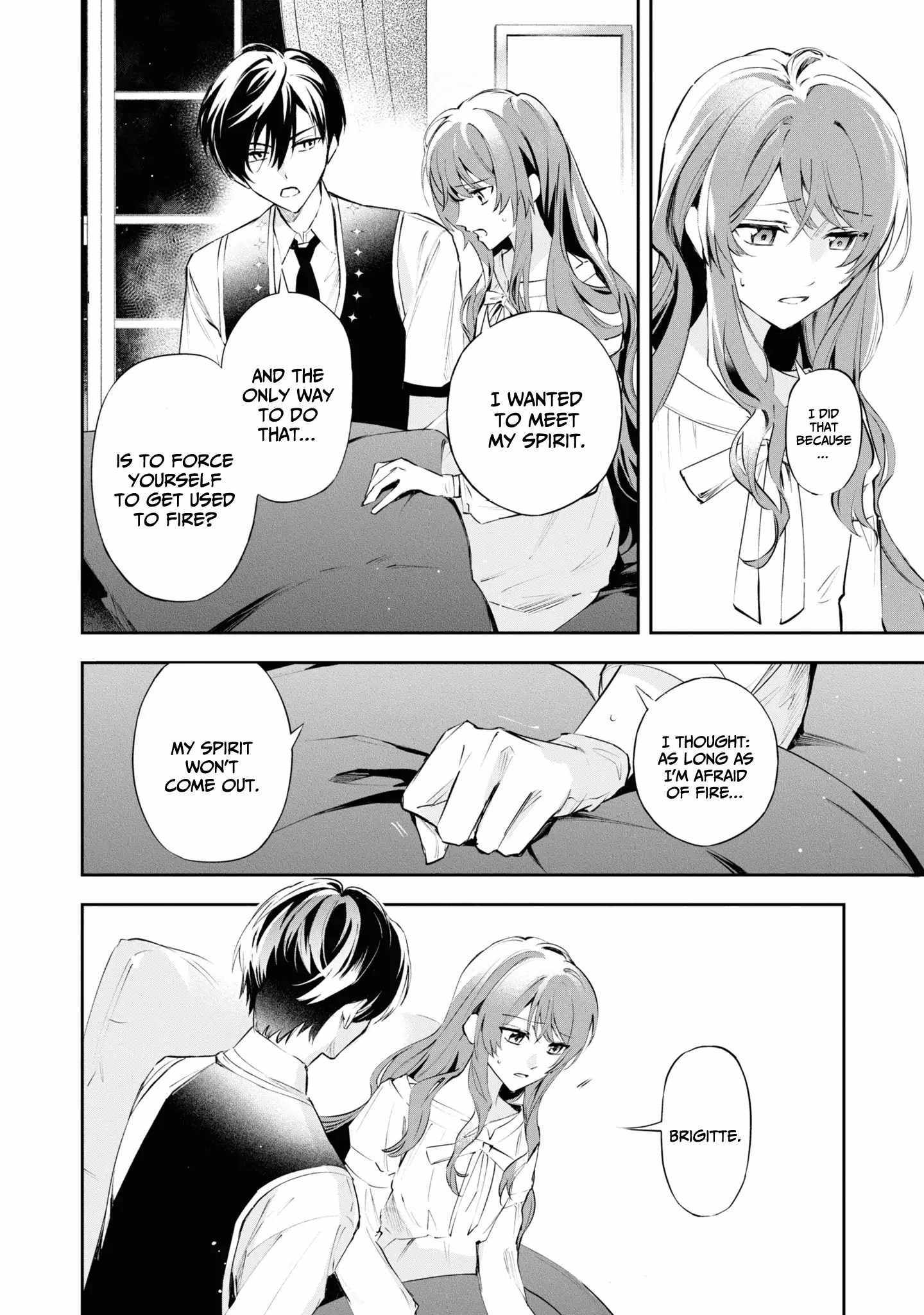 If the villainess and the villain were to meet and fall in love ~It seems the shunned heroine who formed a contract with an unnamed spirit is fighting with the nobleman yet again~ Chapter 18 page 27 - 
