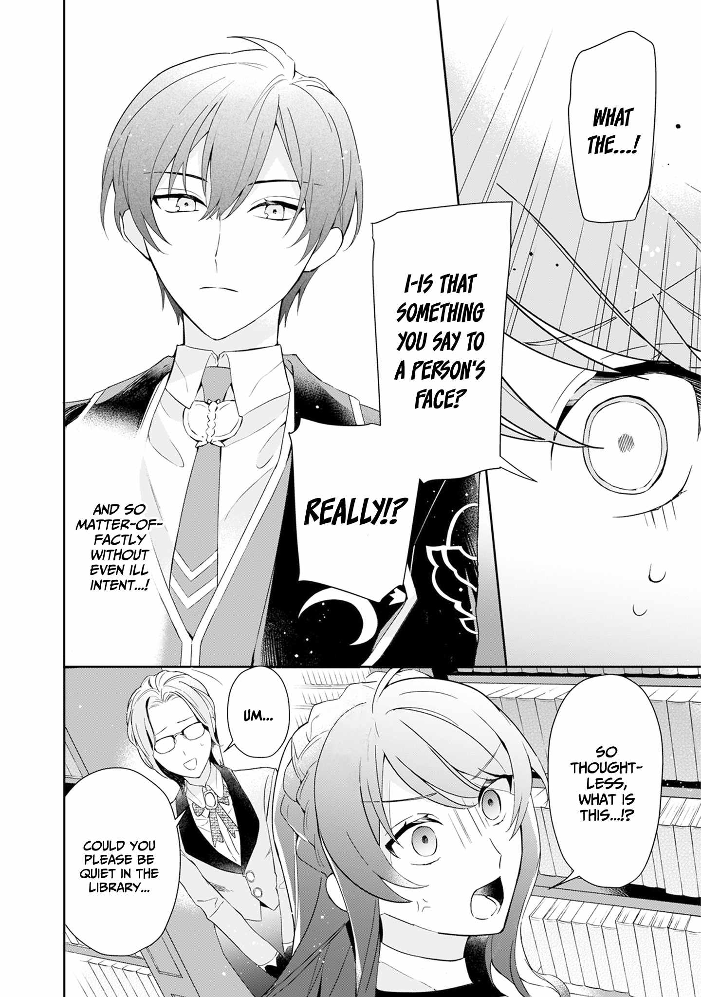 If the villainess and the villain were to meet and fall in love ~It seems the shunned heroine who formed a contract with an unnamed spirit is fighting with the nobleman yet again~ Chapter 2 page 11 - 