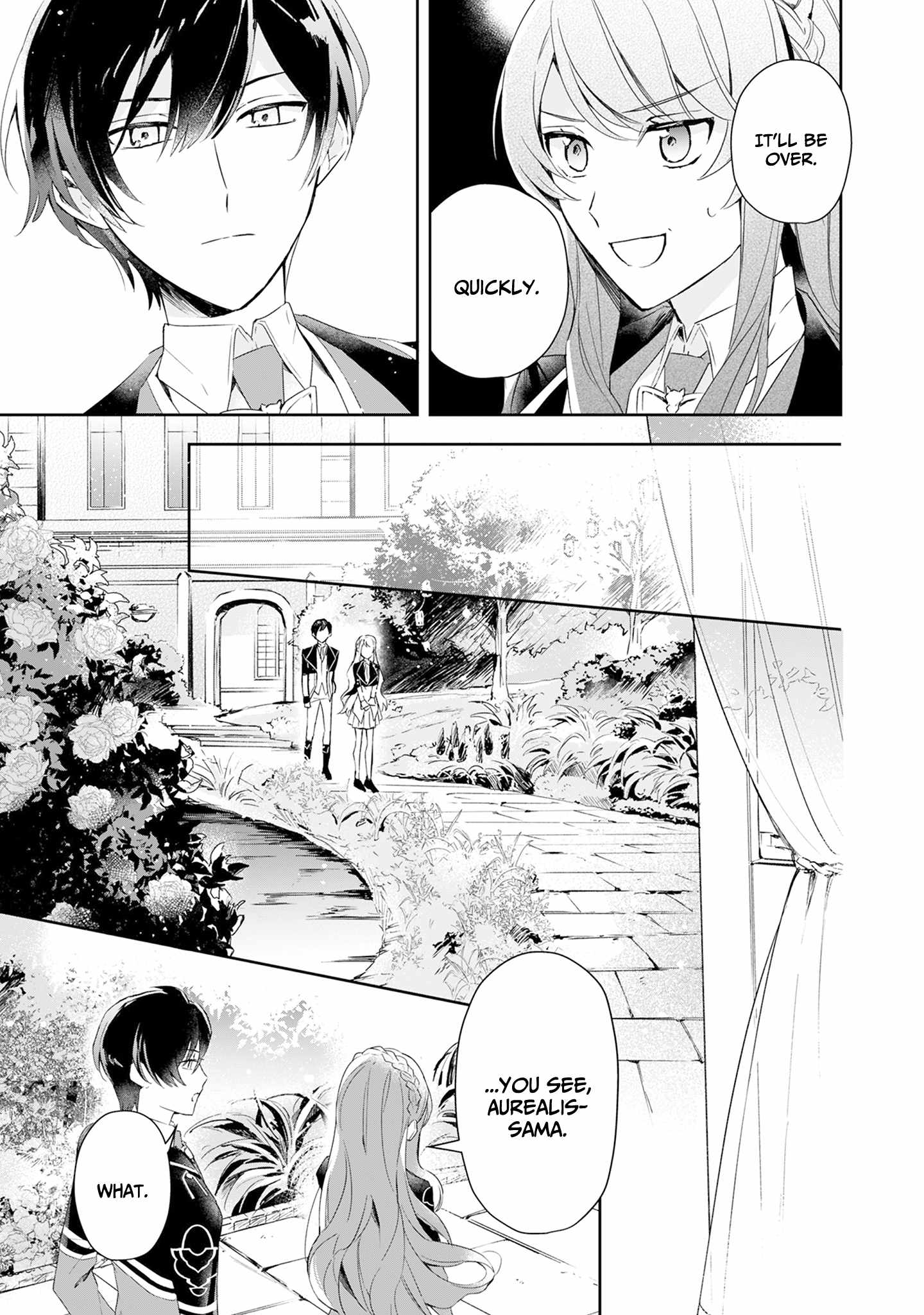 If the villainess and the villain were to meet and fall in love ~It seems the shunned heroine who formed a contract with an unnamed spirit is fighting with the nobleman yet again~ Chapter 2 page 14 - 