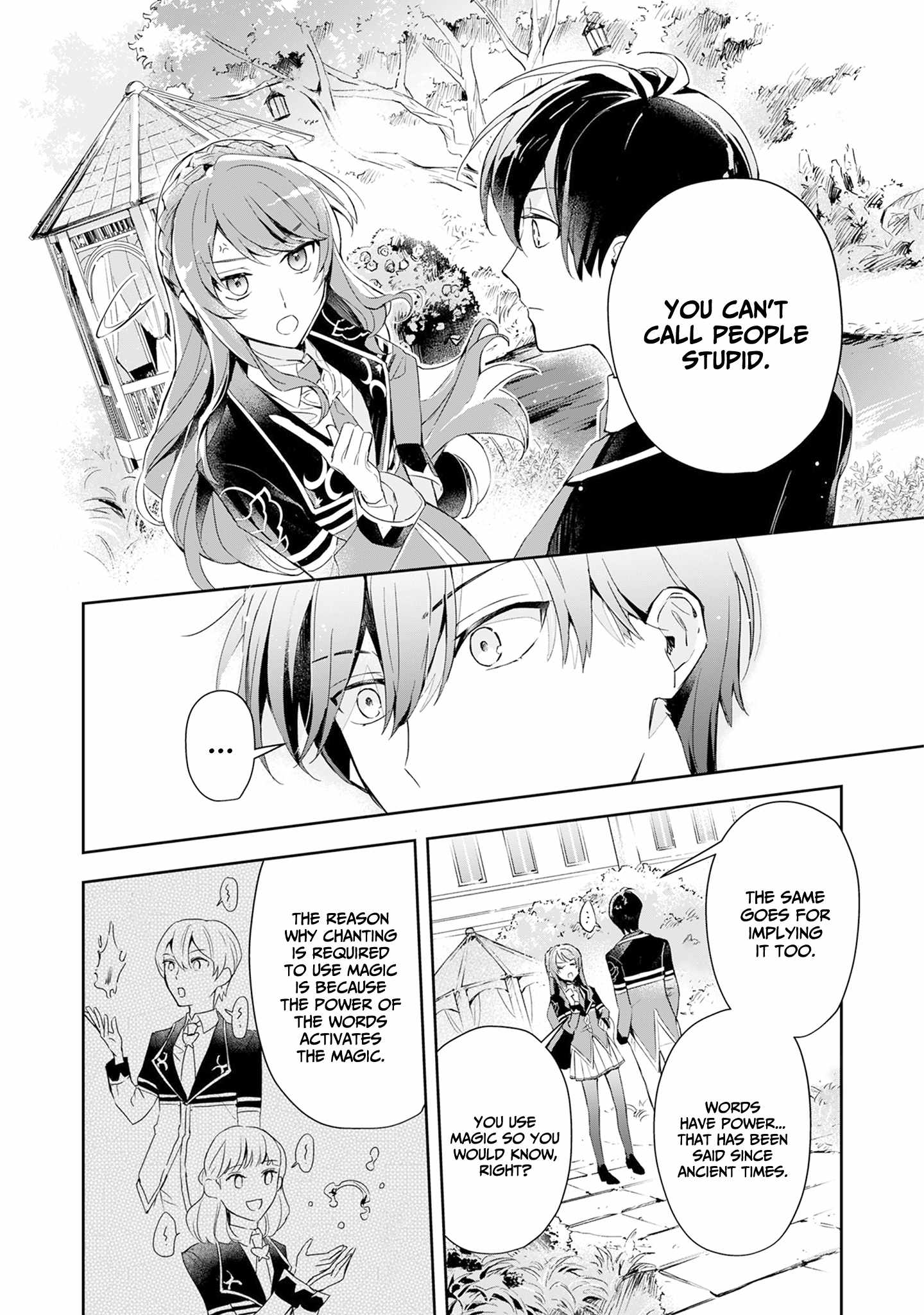 If the villainess and the villain were to meet and fall in love ~It seems the shunned heroine who formed a contract with an unnamed spirit is fighting with the nobleman yet again~ Chapter 2 page 15 - 