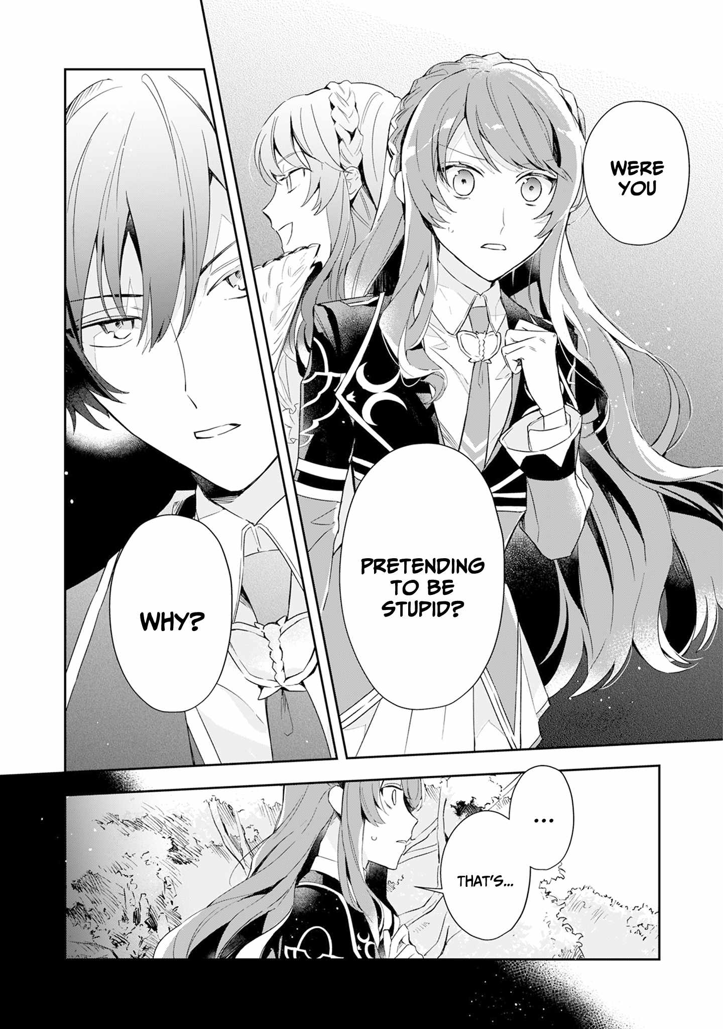 If the villainess and the villain were to meet and fall in love ~It seems the shunned heroine who formed a contract with an unnamed spirit is fighting with the nobleman yet again~ Chapter 2 page 17 - 