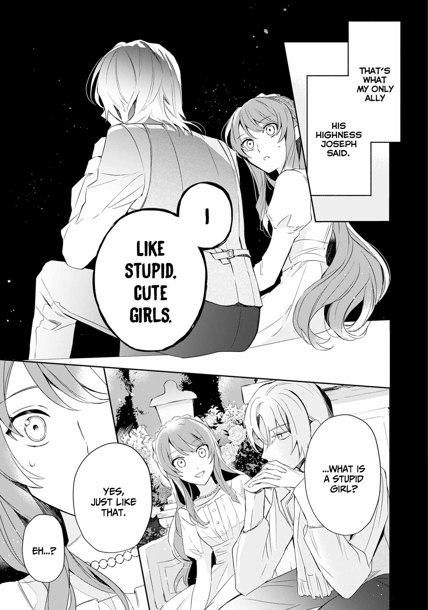 If the villainess and the villain were to meet and fall in love ~It seems the shunned heroine who formed a contract with an unnamed spirit is fighting with the nobleman yet again~ Chapter 2 page 18 - 