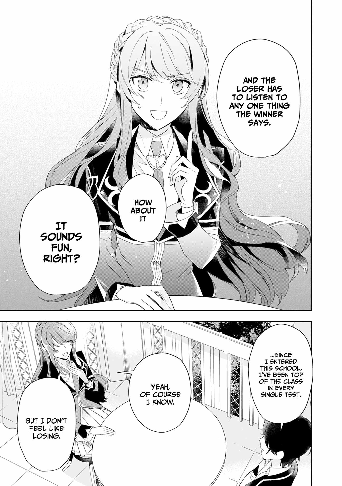 If the villainess and the villain were to meet and fall in love ~It seems the shunned heroine who formed a contract with an unnamed spirit is fighting with the nobleman yet again~ Chapter 2 page 25 - 