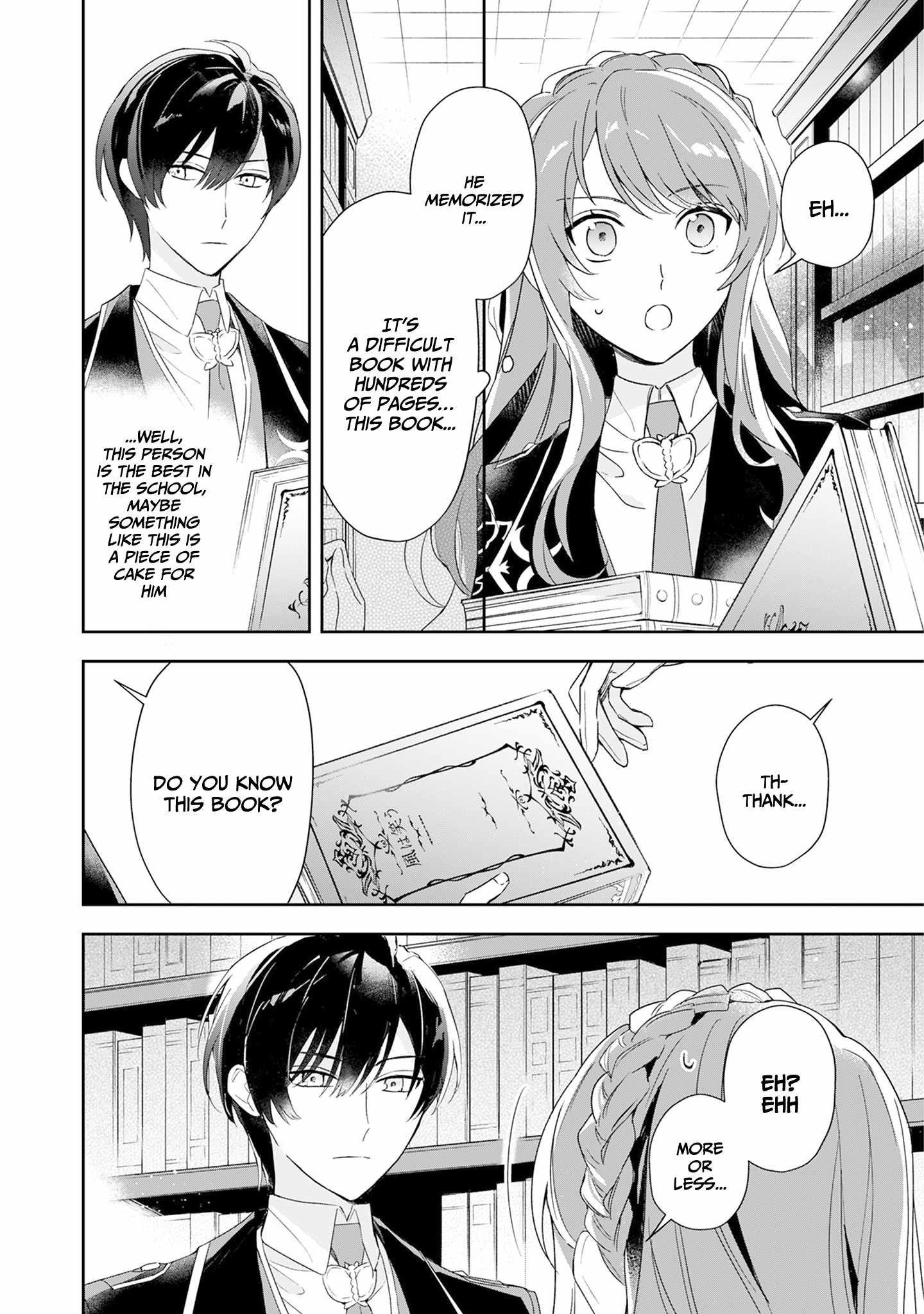 If the villainess and the villain were to meet and fall in love ~It seems the shunned heroine who formed a contract with an unnamed spirit is fighting with the nobleman yet again~ Chapter 2 page 7 - 