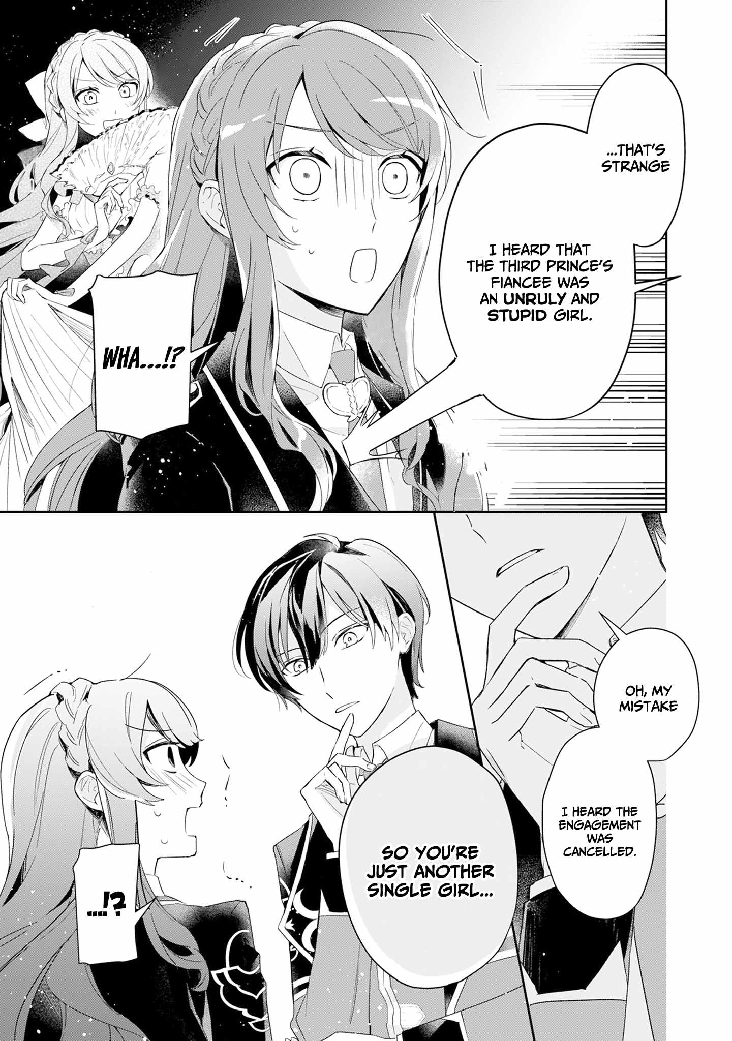 If the villainess and the villain were to meet and fall in love ~It seems the shunned heroine who formed a contract with an unnamed spirit is fighting with the nobleman yet again~ Chapter 2 page 10 - 