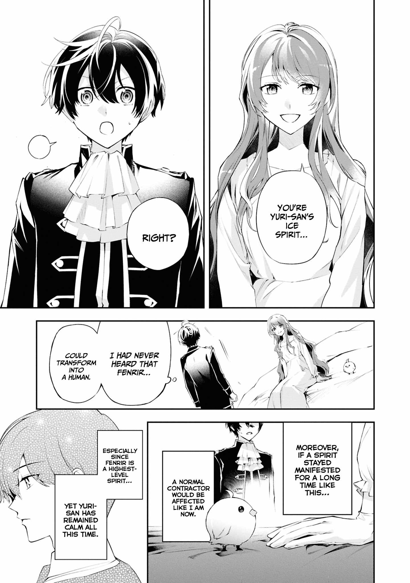 If the villainess and the villain were to meet and fall in love ~It seems the shunned heroine who formed a contract with an unnamed spirit is fighting with the nobleman yet again~ Chapter 20 page 30 - 