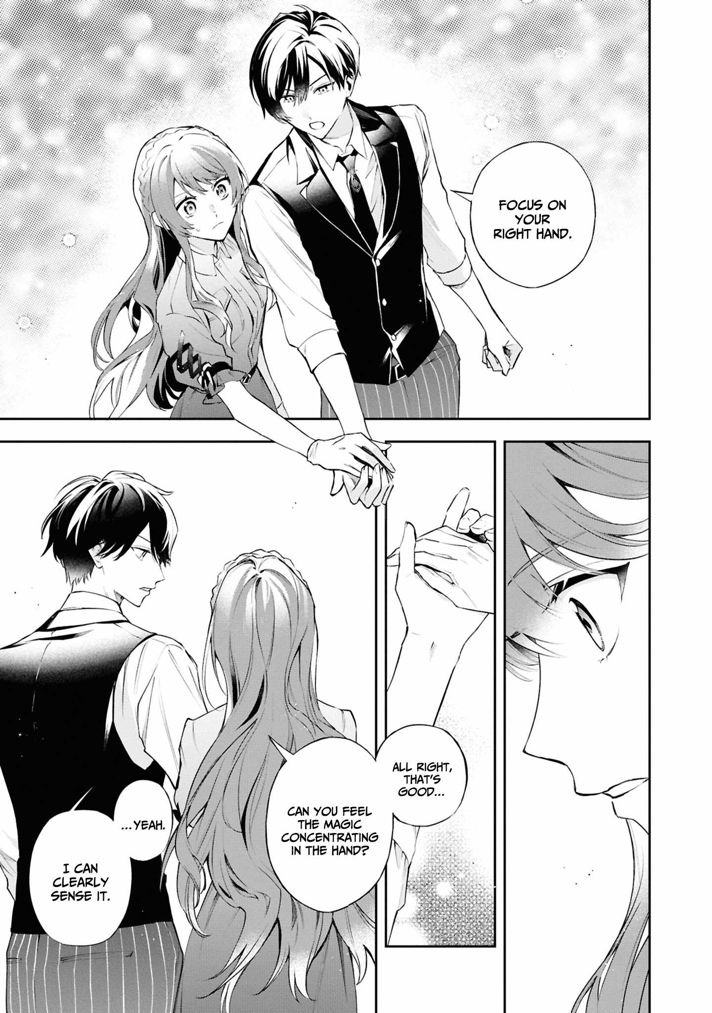 If the villainess and the villain were to meet and fall in love ~It seems the shunned heroine who formed a contract with an unnamed spirit is fighting with the nobleman yet again~ Chapter 21 page 22 - 