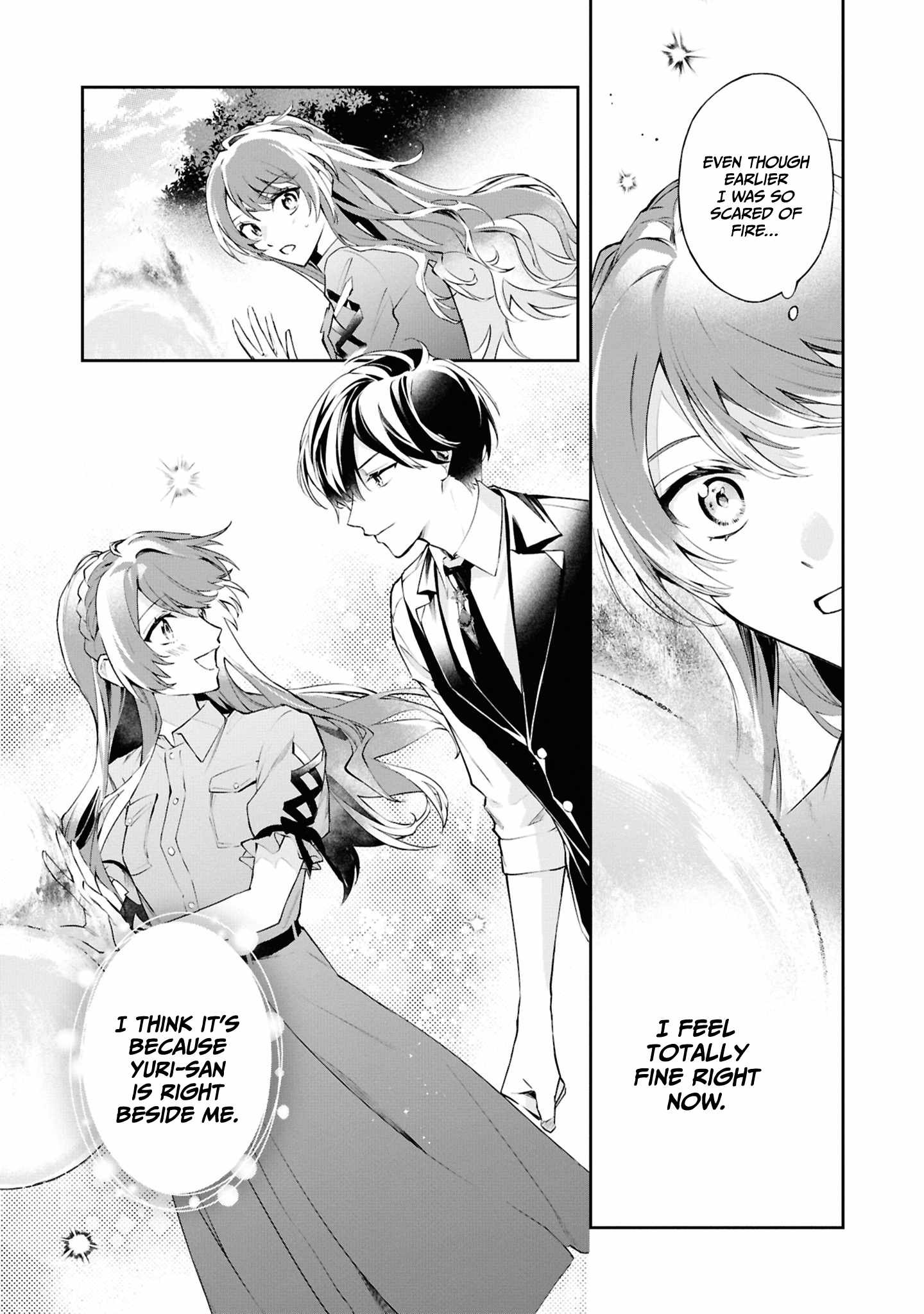If the villainess and the villain were to meet and fall in love ~It seems the shunned heroine who formed a contract with an unnamed spirit is fighting with the nobleman yet again~ Chapter 21 page 26 - 