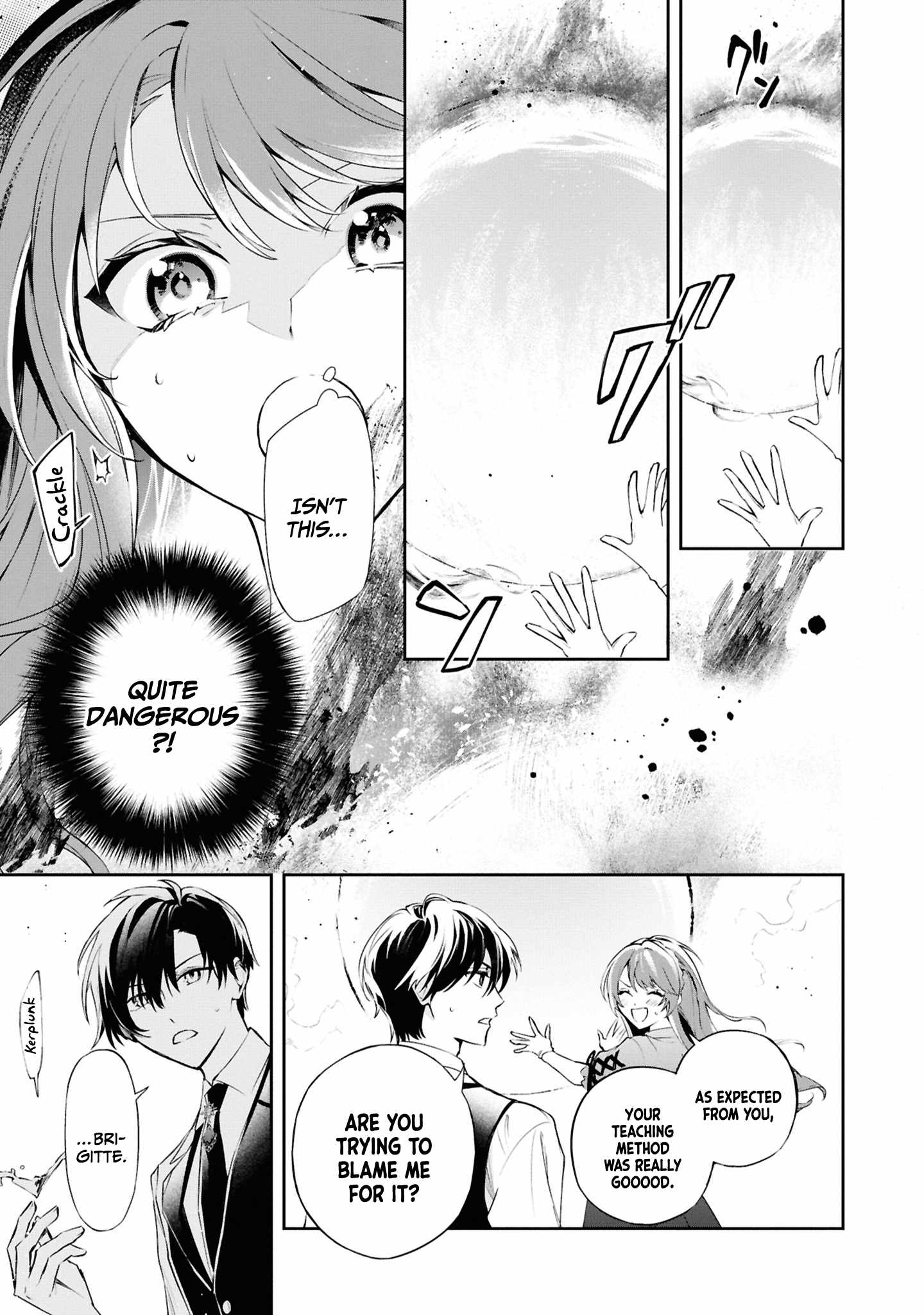 If the villainess and the villain were to meet and fall in love ~It seems the shunned heroine who formed a contract with an unnamed spirit is fighting with the nobleman yet again~ Chapter 21 page 28 - 