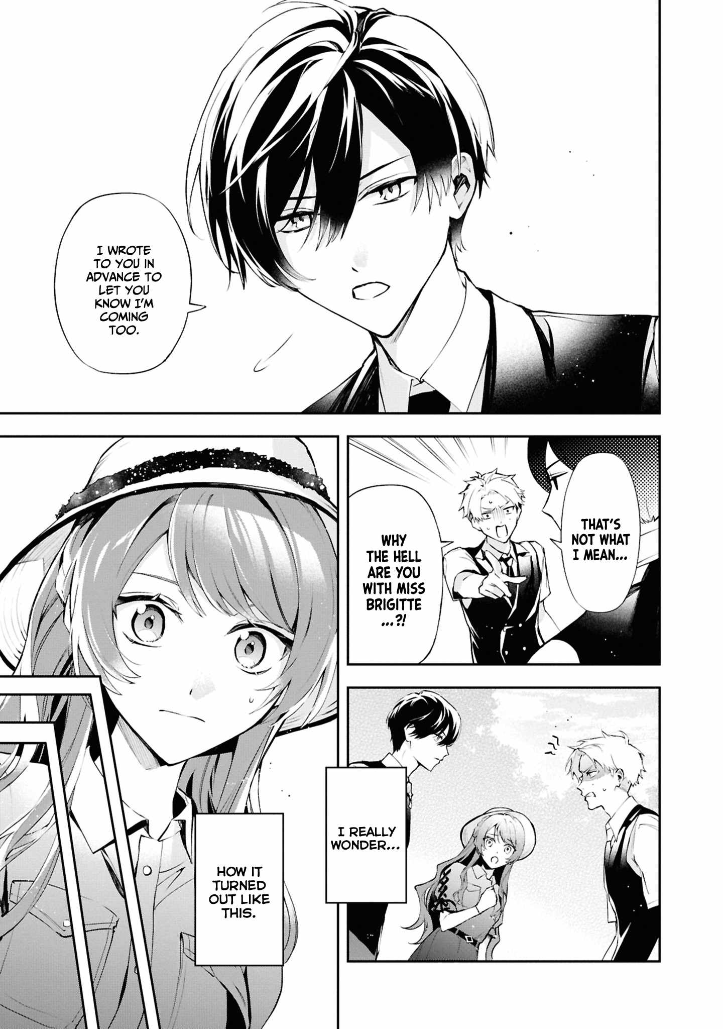 If the villainess and the villain were to meet and fall in love ~It seems the shunned heroine who formed a contract with an unnamed spirit is fighting with the nobleman yet again~ Chapter 21 page 4 - 
