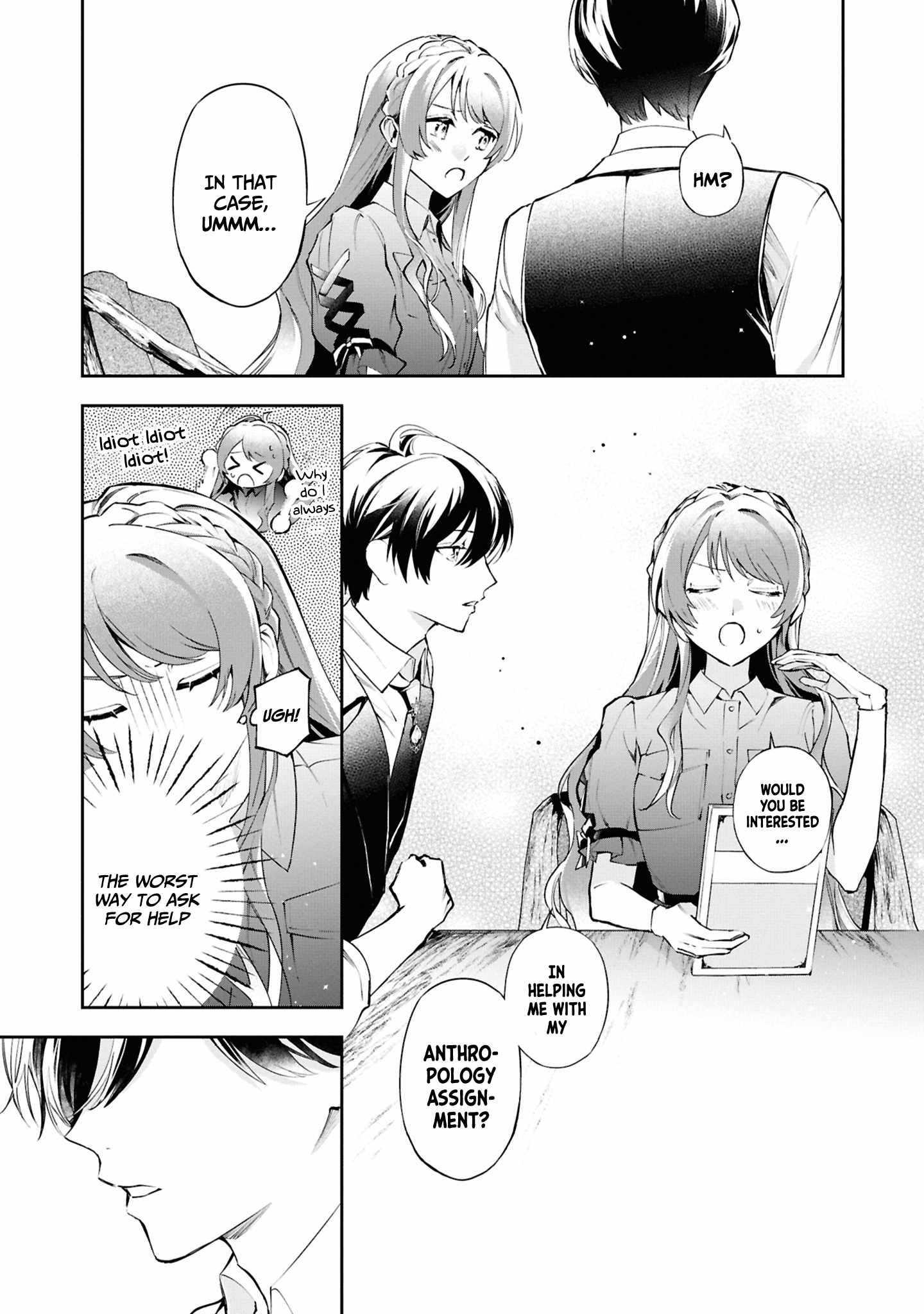 If the villainess and the villain were to meet and fall in love ~It seems the shunned heroine who formed a contract with an unnamed spirit is fighting with the nobleman yet again~ Chapter 22 page 16 - 