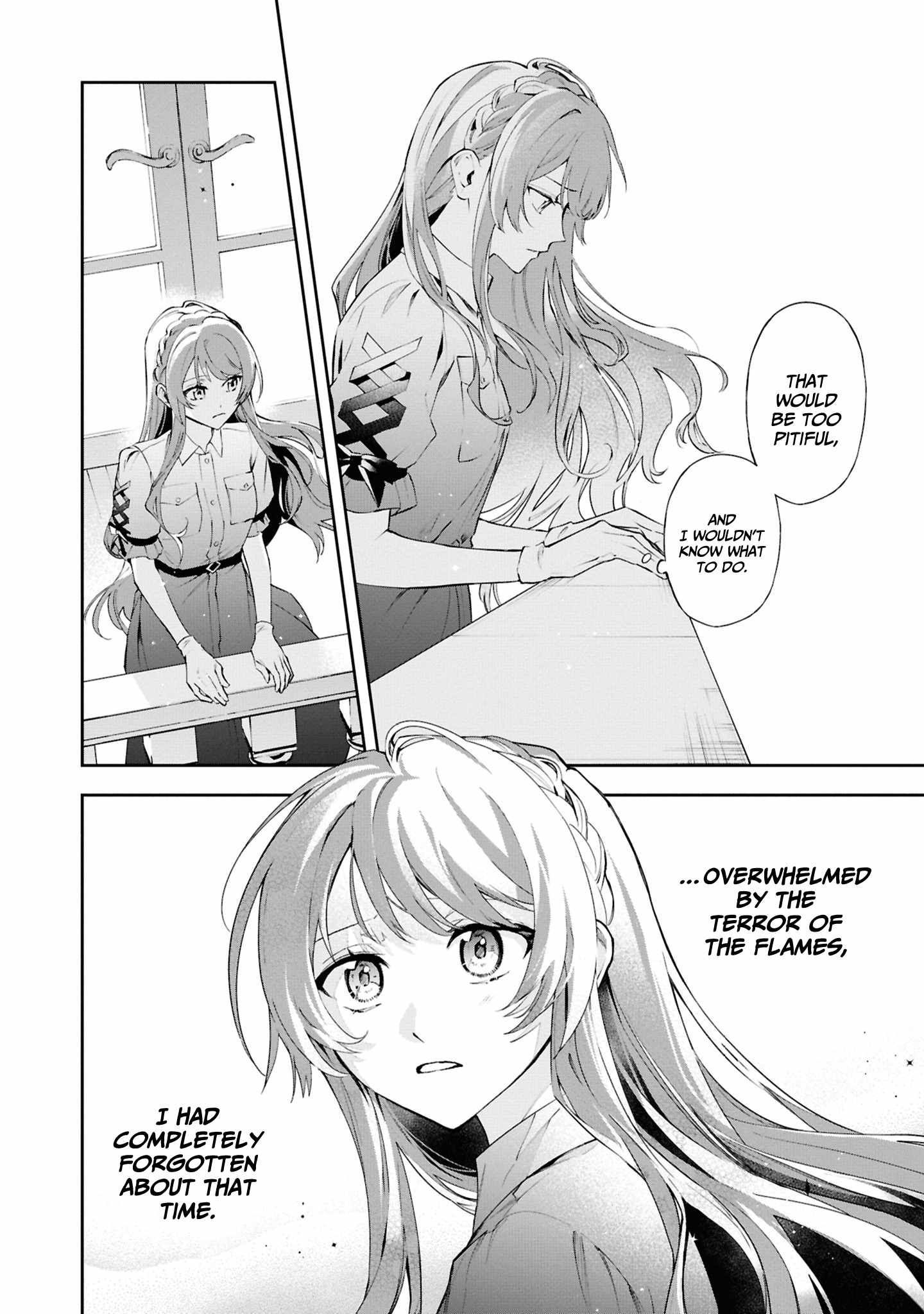 If the villainess and the villain were to meet and fall in love ~It seems the shunned heroine who formed a contract with an unnamed spirit is fighting with the nobleman yet again~ Chapter 22 page 25 - 